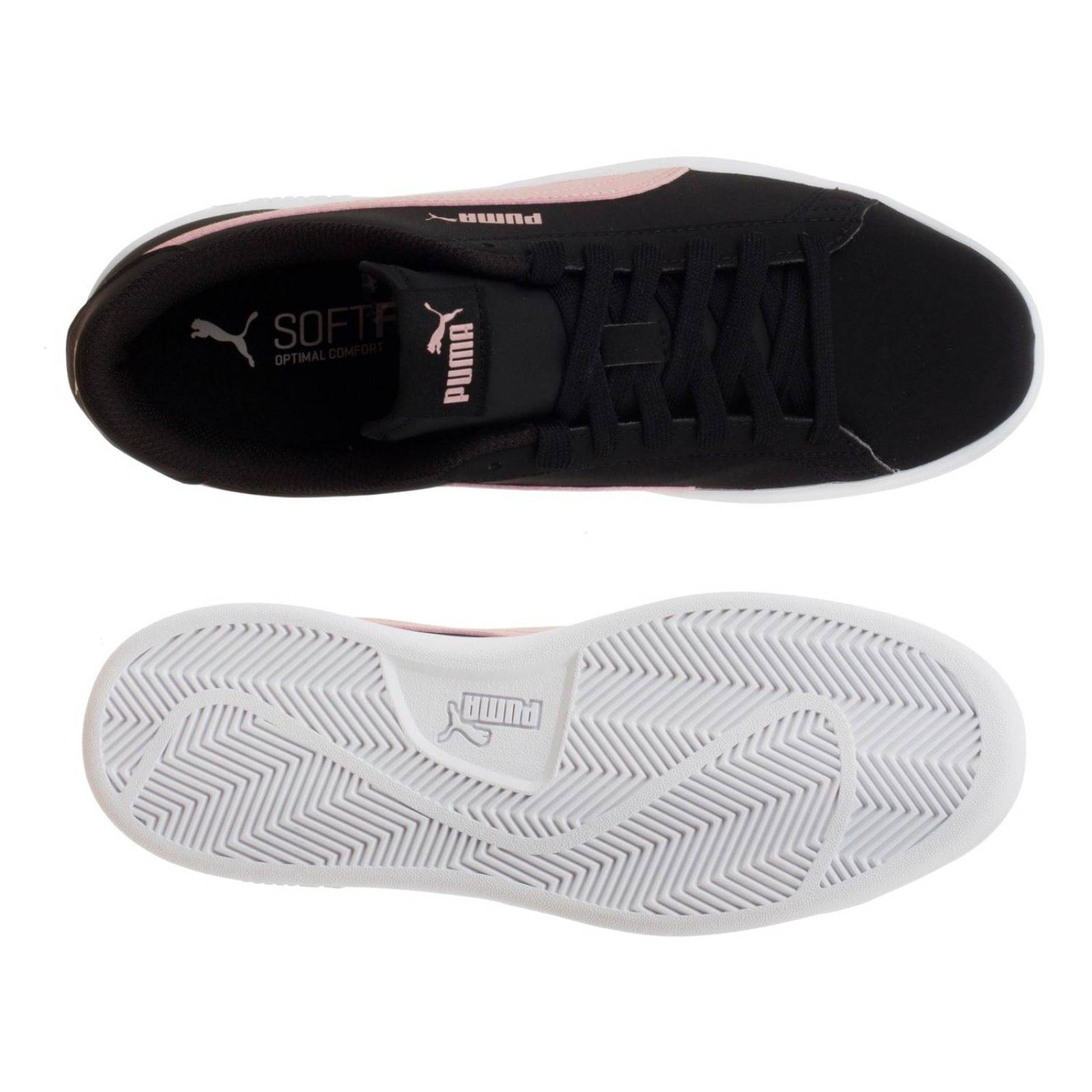 Tenis Puma Smash V2 Buck - 36516018 - Negro - Mujer 