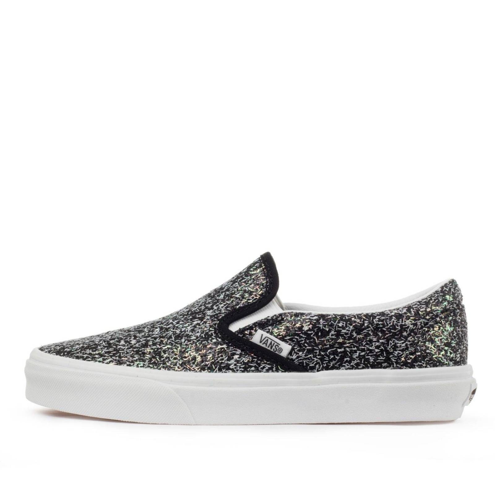 Tenis Vans Classic Slip On - 0XG88N9 - Gris Obscuro - Mujer 