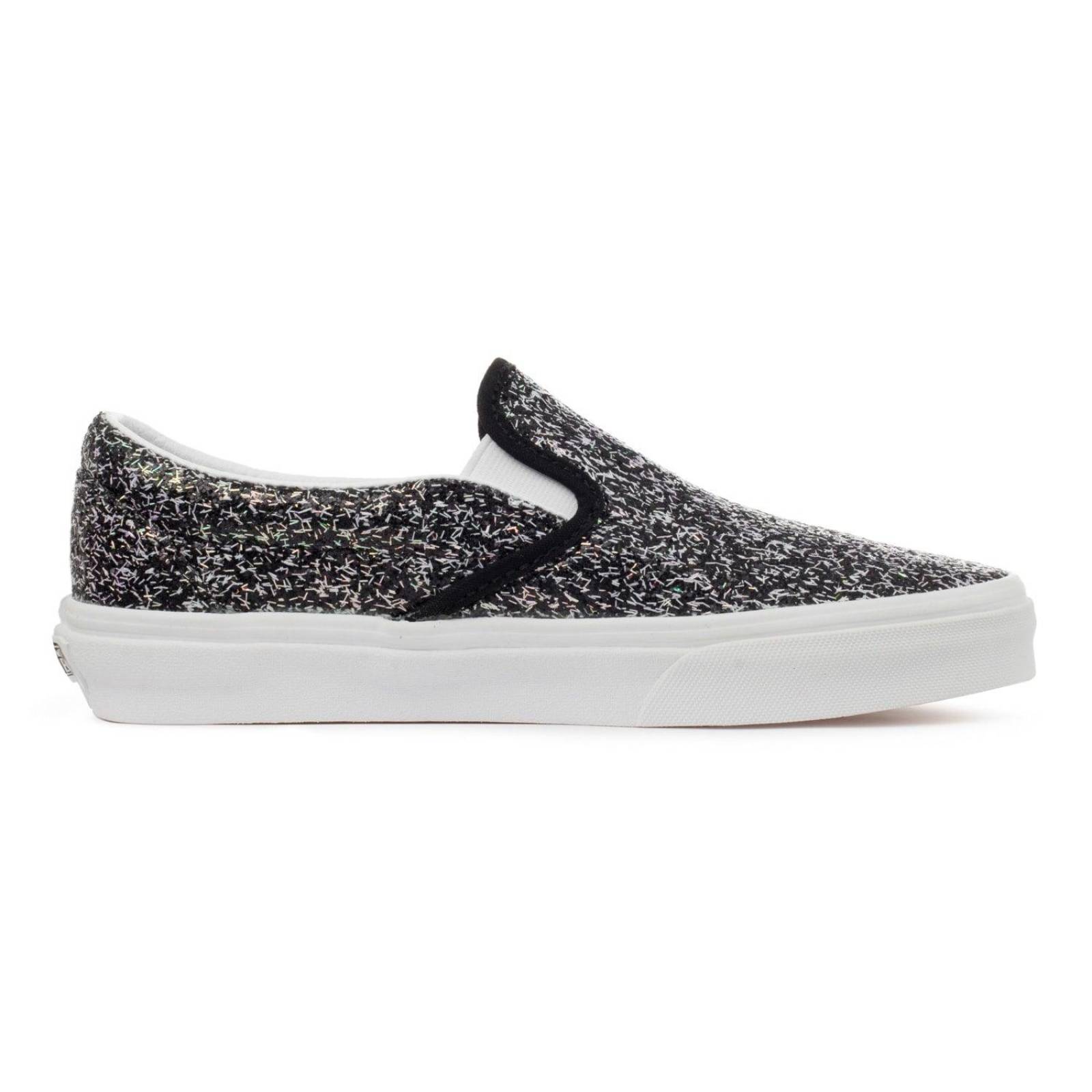 Tenis Vans Classic Slip On - 0XG88N9 - Gris Obscuro - Mujer 