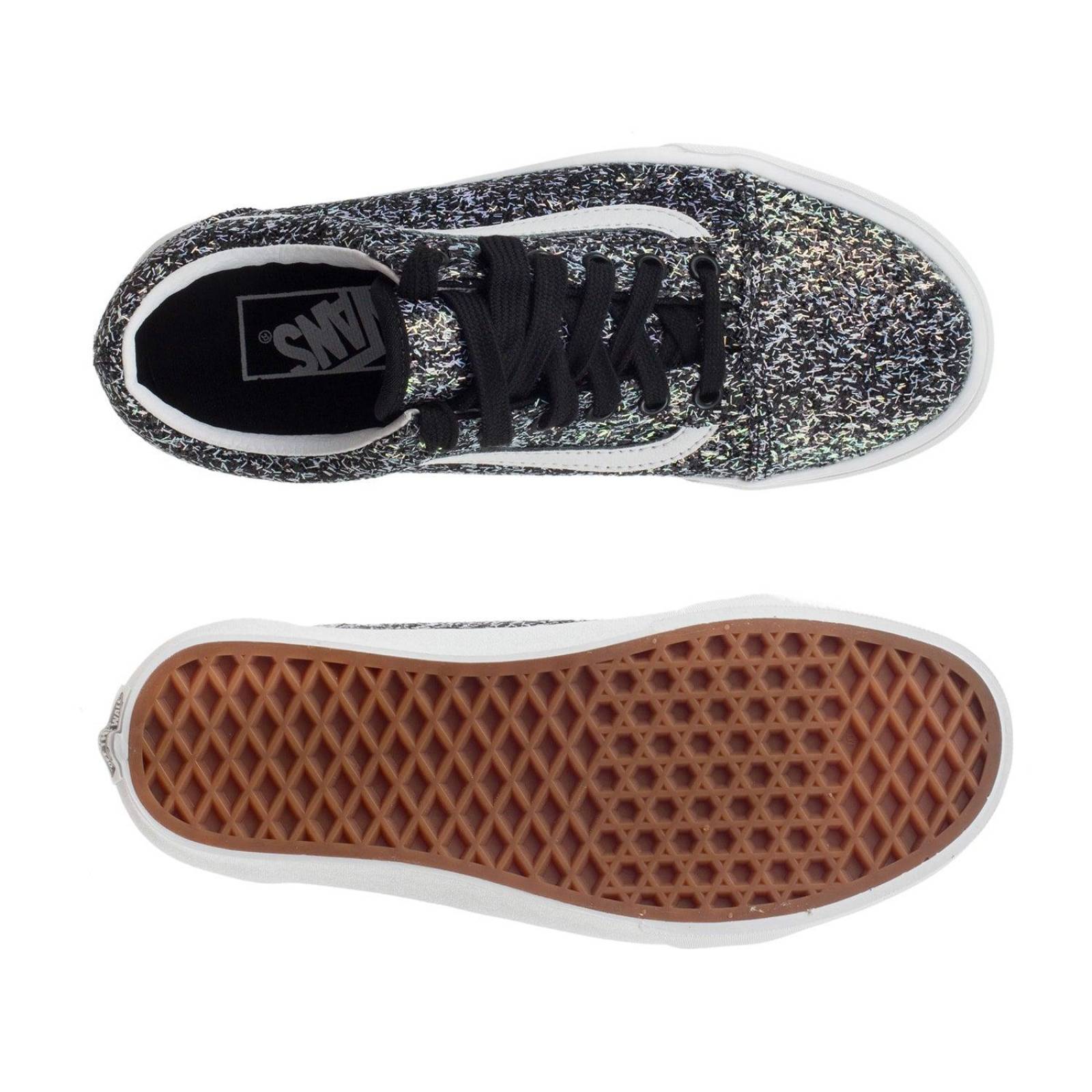 Tenis Vans Old Skool - 5KRF8N9 - Negro - Mujer 