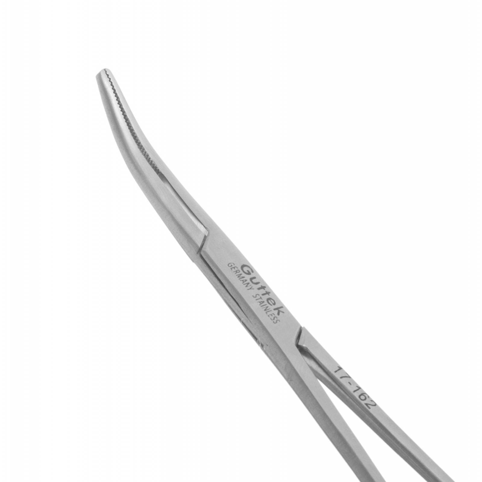 Pinza Kelly Quirurgica Curva 14cm 17-162 - Guttek 