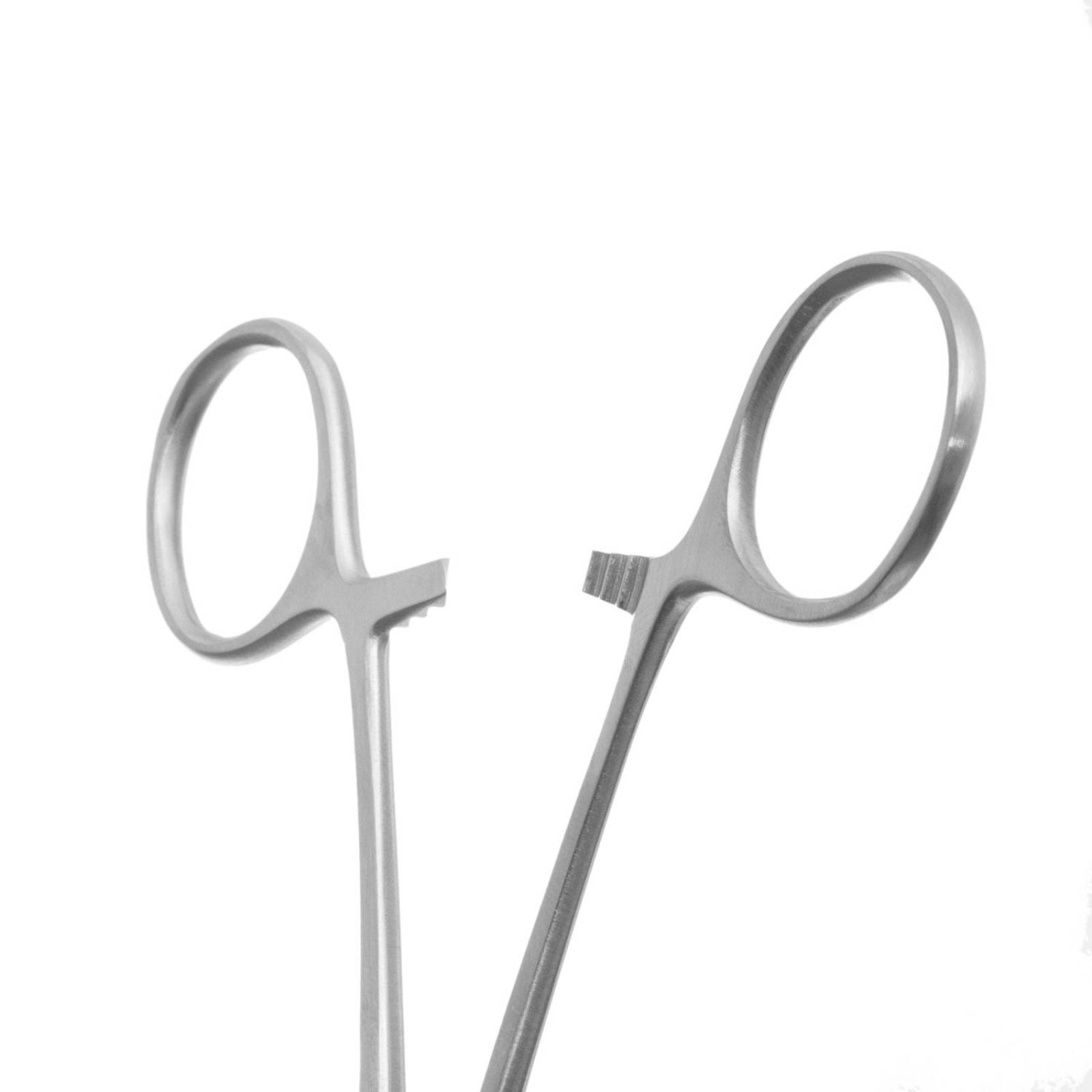 Pinza Kelly Quirurgica Curva 14cm 17-162 - Guttek 