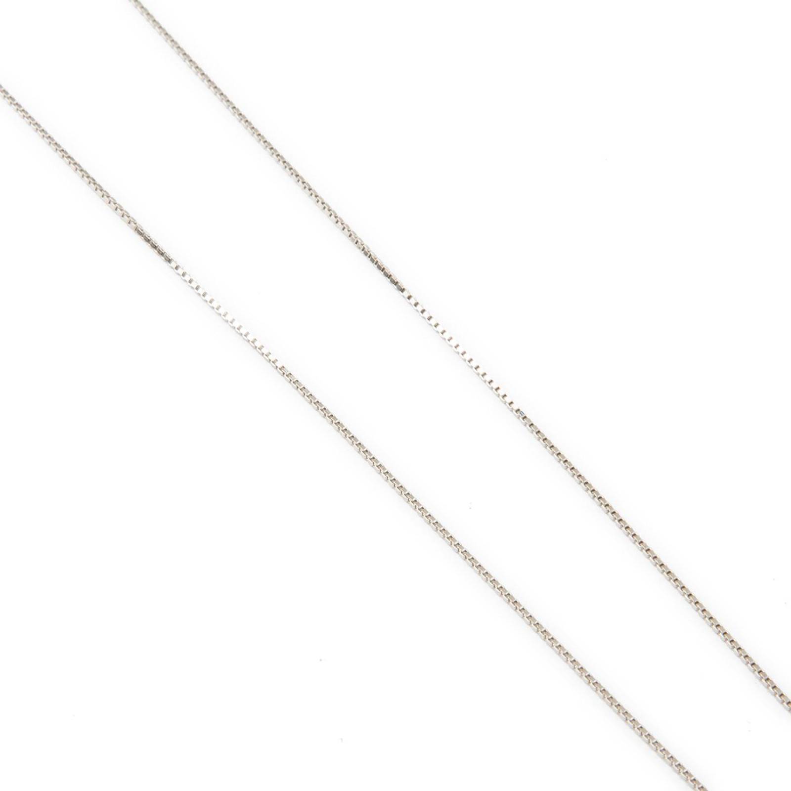 Collar Gargantilla Corazón con Zirconia AAA 50cm Plata .925 