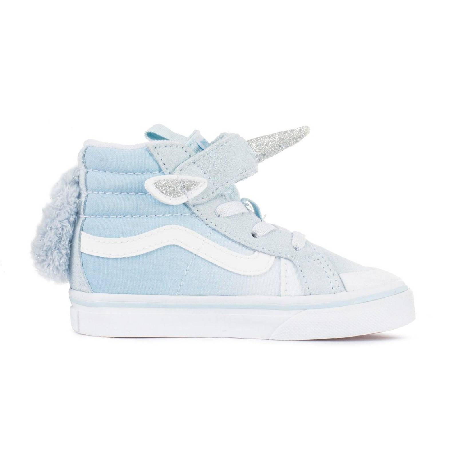 Tenis Vans SK8-Hi TD - 4TZQASF - Azul Claro - Bebes 