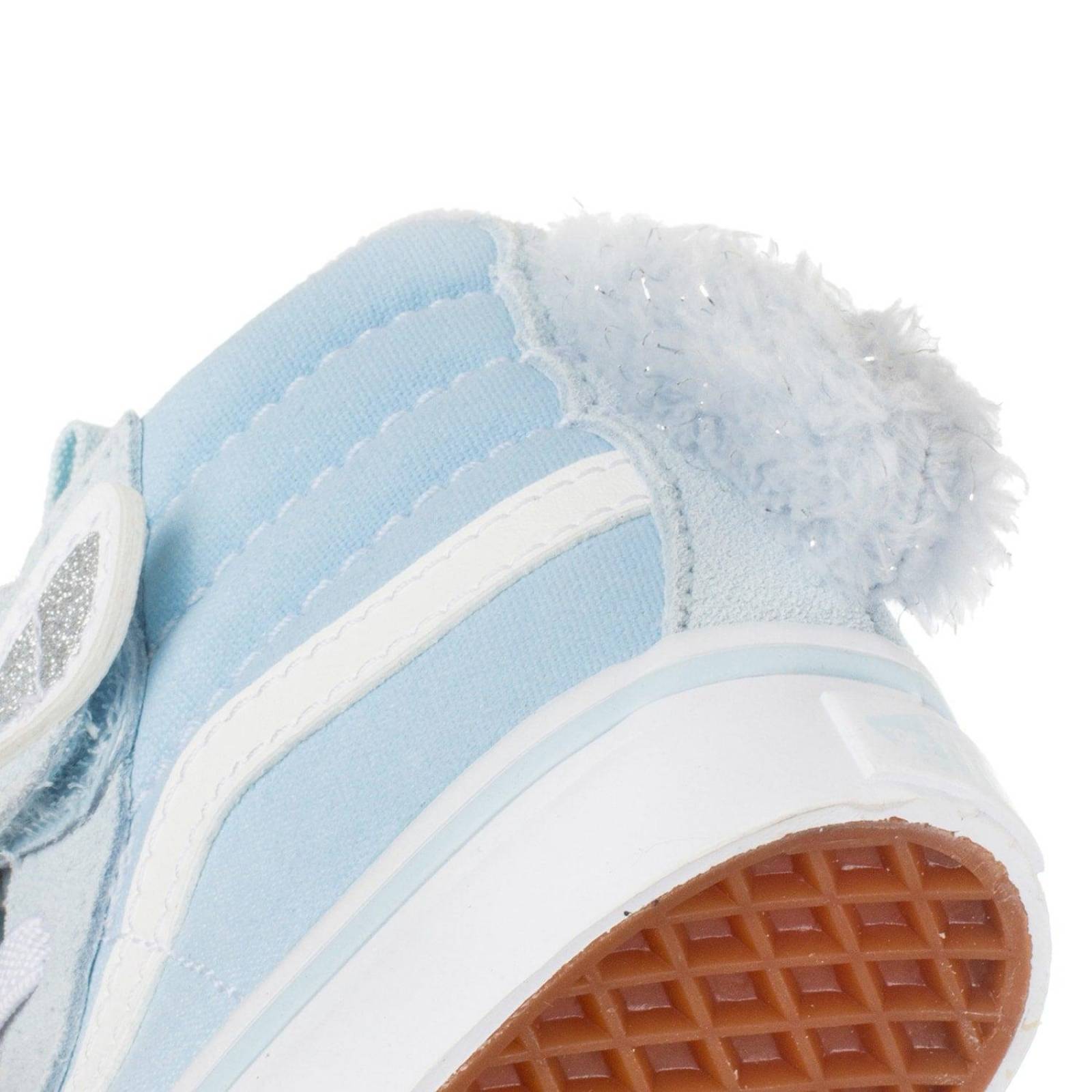 Tenis Vans SK8-Hi TD - 4TZQASF - Azul Claro - Bebes 