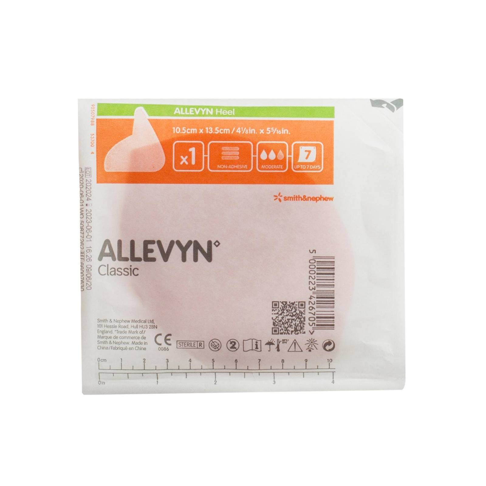 Aposito No Adhesivo Allevyn Heel 10.5x13.5cm - Smith&Nephew 