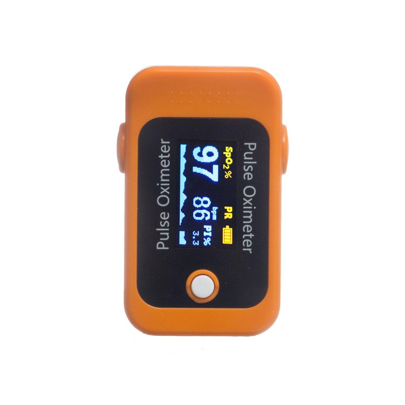 Oxímetro de Pulso Berry Con Bluetooth BM1000B - Medstar Naranja