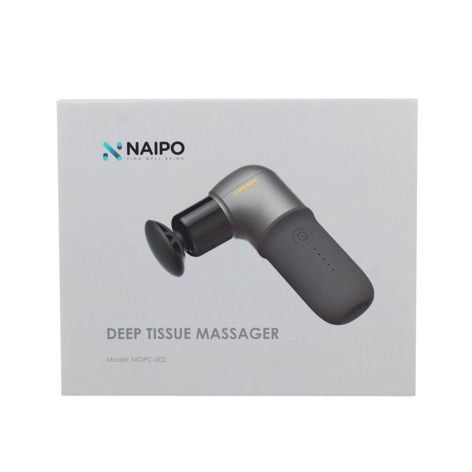 Mini Masajeador Tejido Profundo Inalambrico MGPC-002 - Naipo Negro