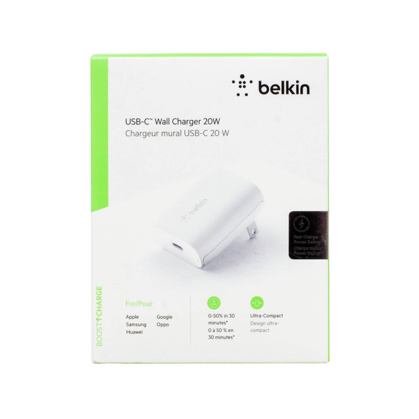 Cargador PD USB Tipo C de Pared 20W WCA003 - Belkin