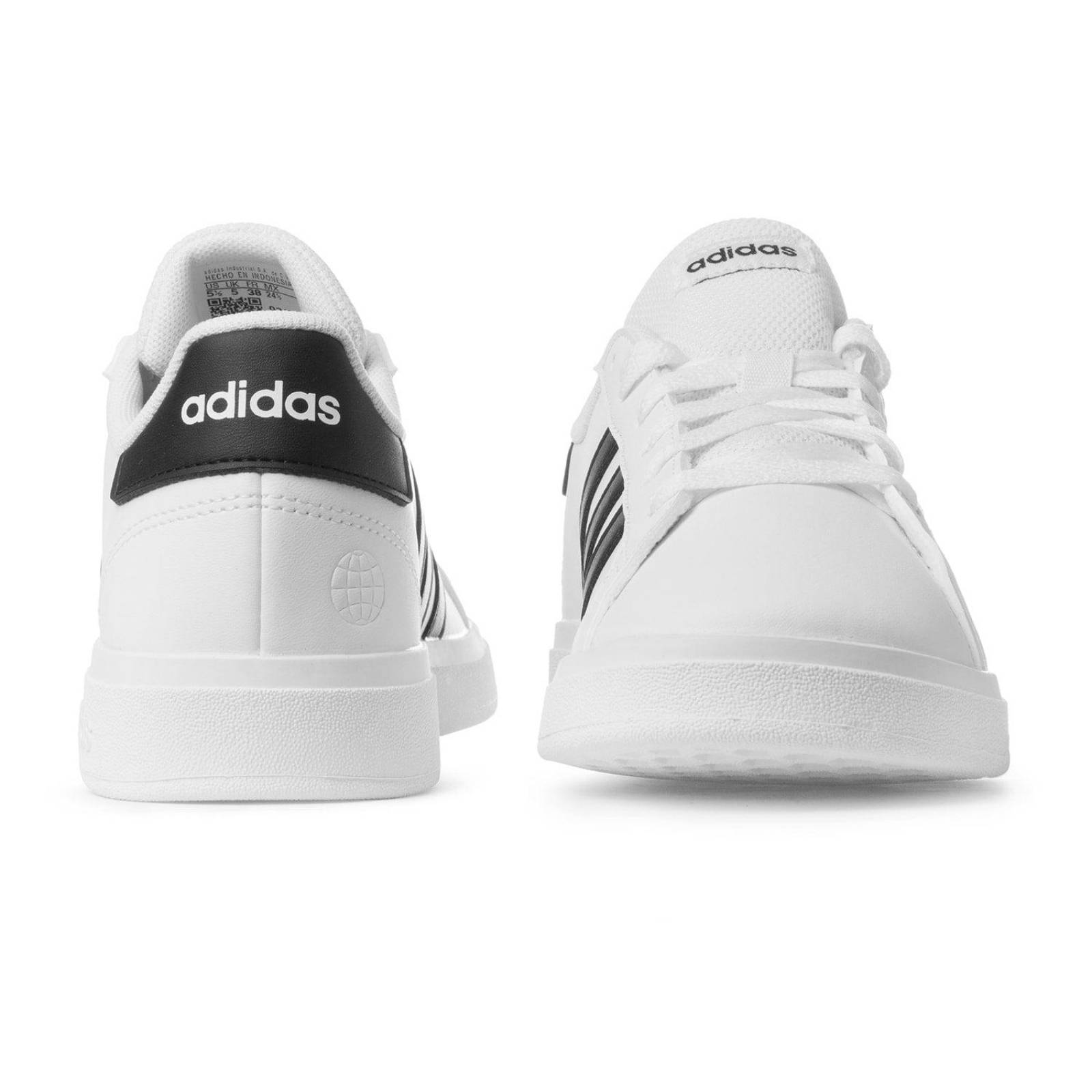Tenis Adidas Grand Court 2.0 K - GW6511 - Blanco - Niños