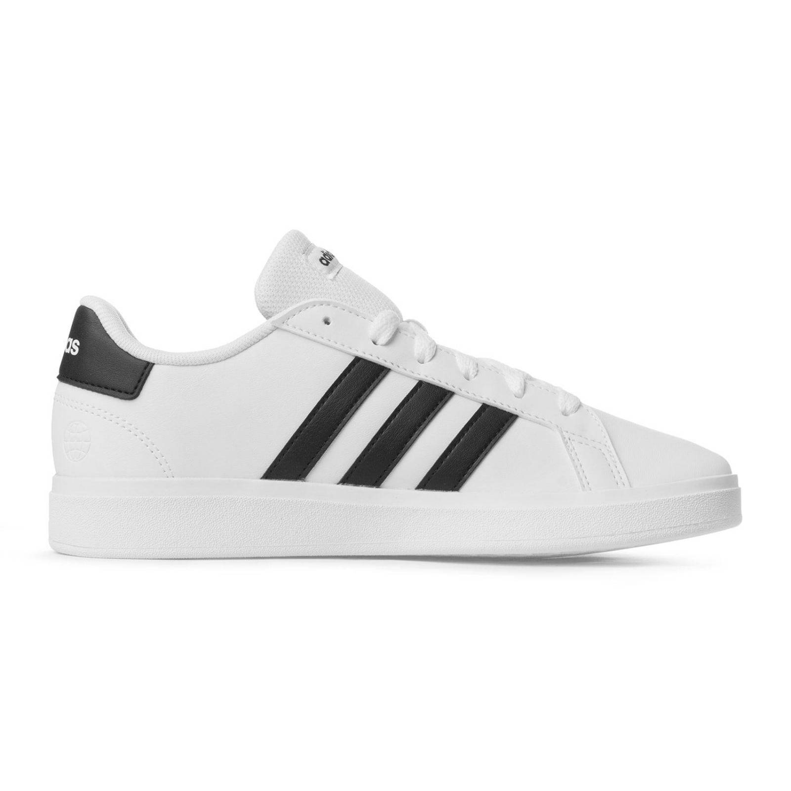 Tenis Adidas Grand Court 2.0 K - GW6511 - Blanco - Niños