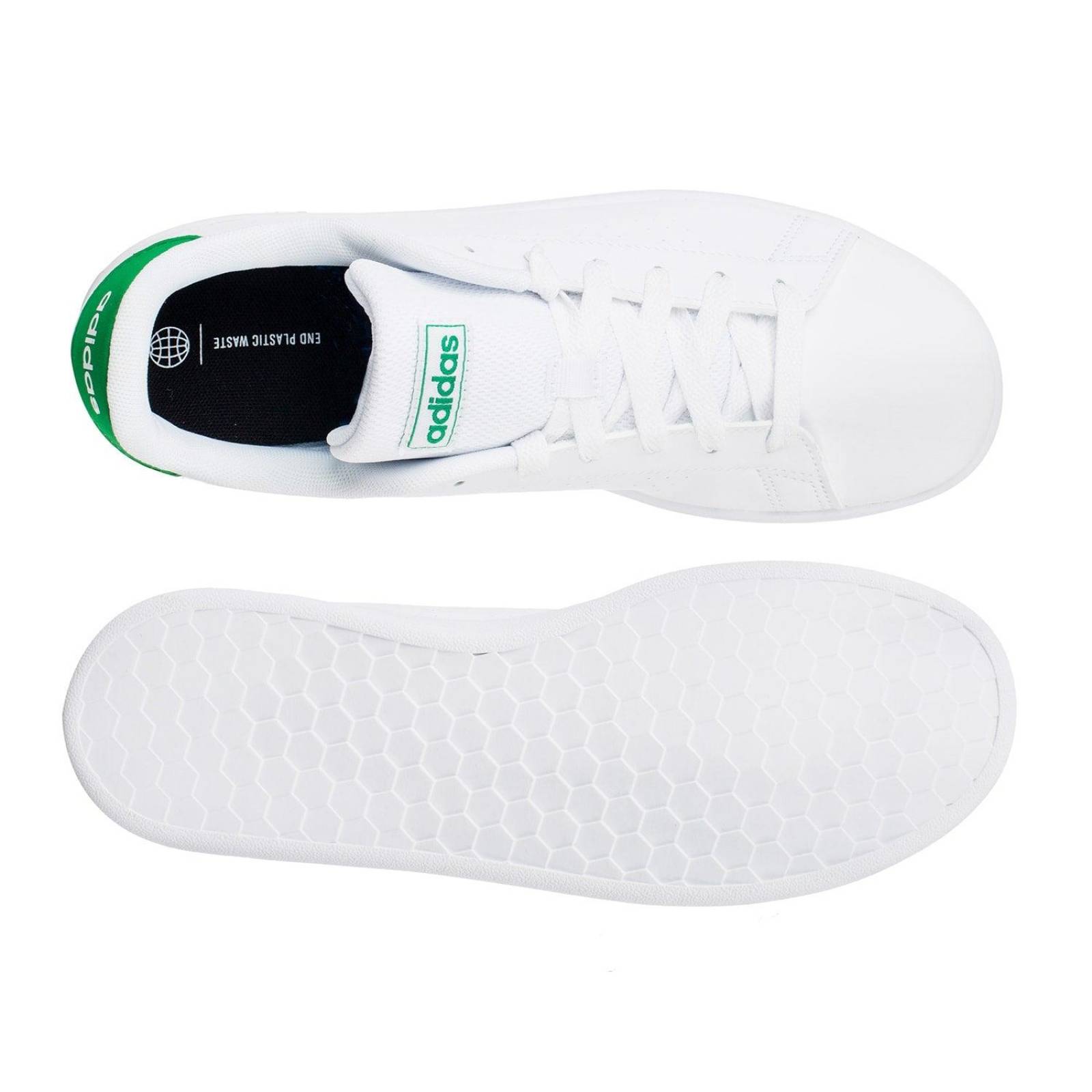 Tenis Adidas Advantage K - GY6995 - Blanco - Niños 