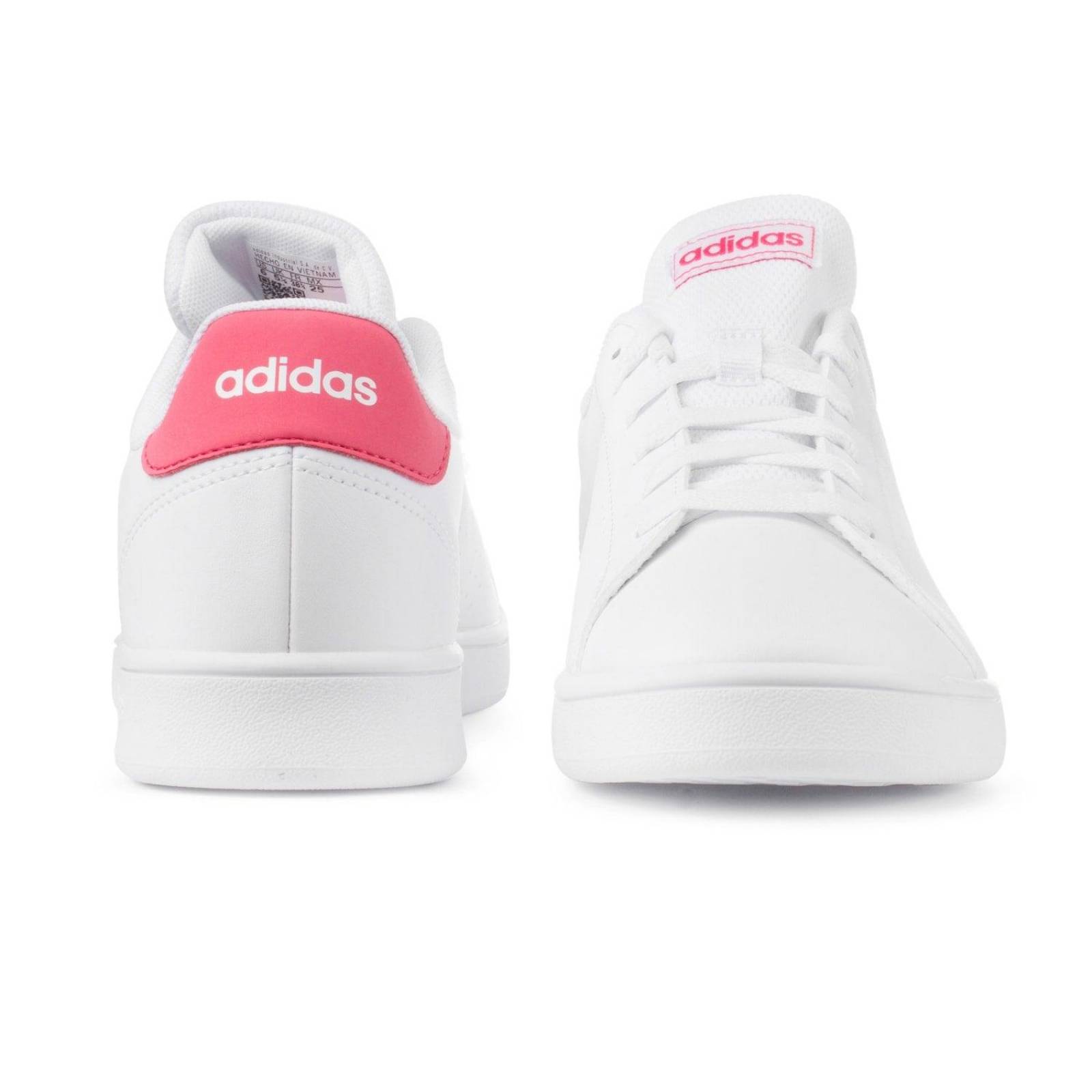 Tenis Adidas Advantage K - GY6996 - Blanco - Joven 