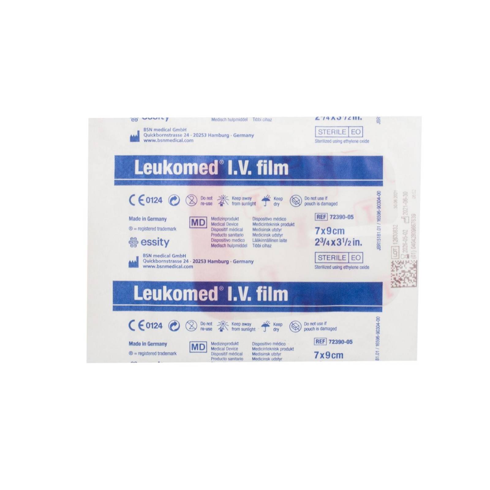 Aposito Parche Leukomed IV Film 7x9cm - BSN 