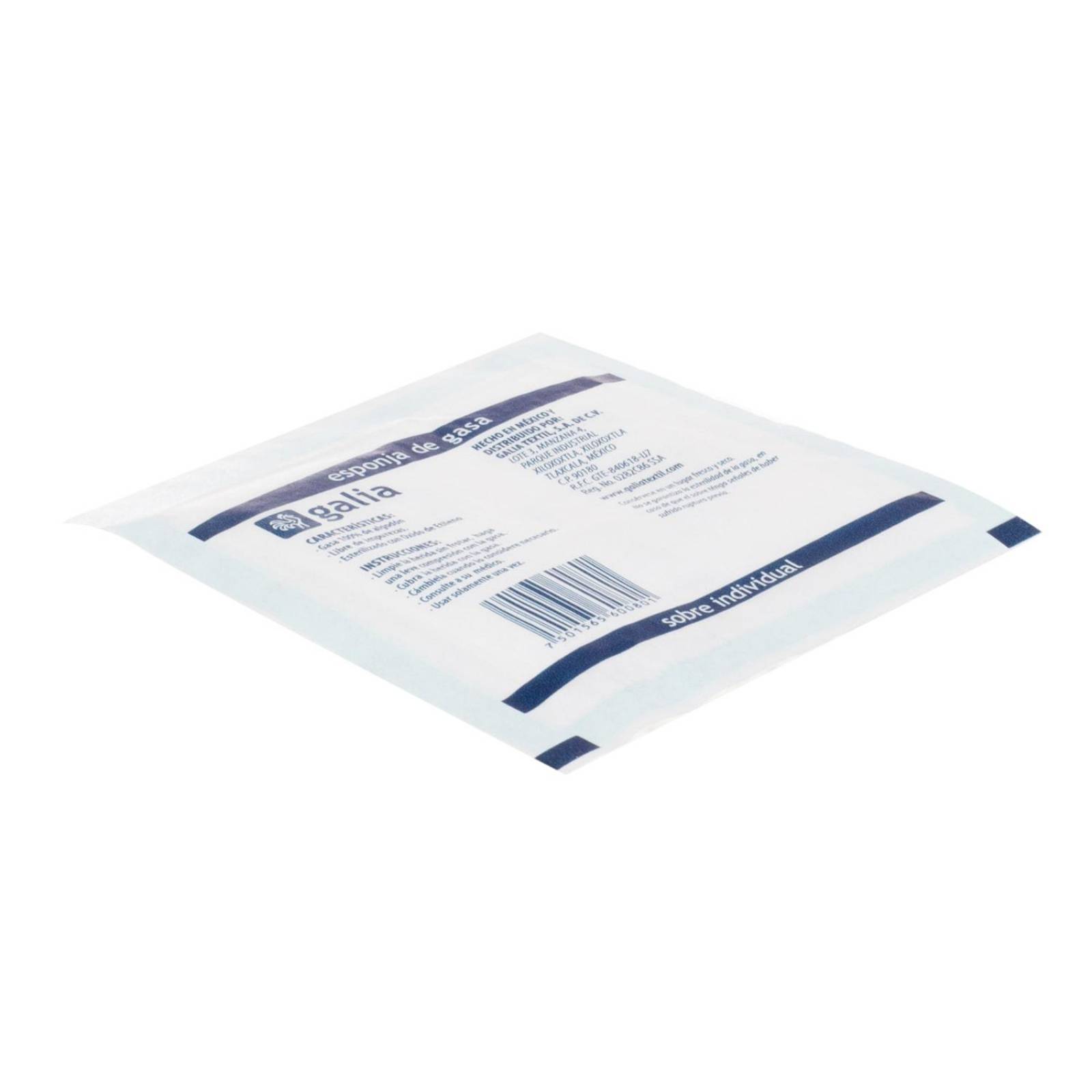 Gasa Estéril con Bolsa 10x10cm 100pz - Galia 