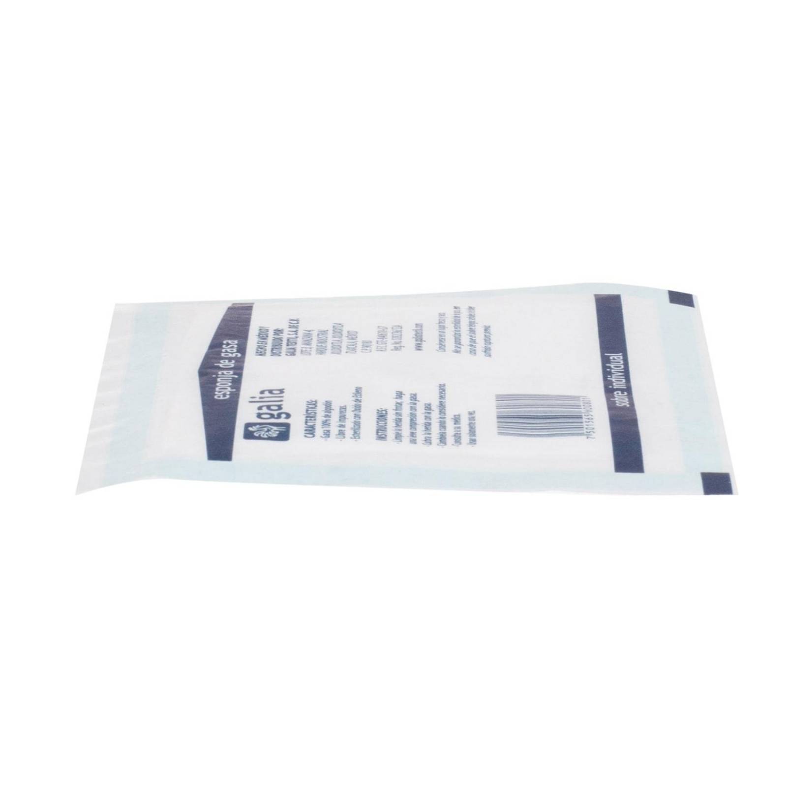 Gasa Estéril con Bolsa 10x10cm 100pz - Galia 