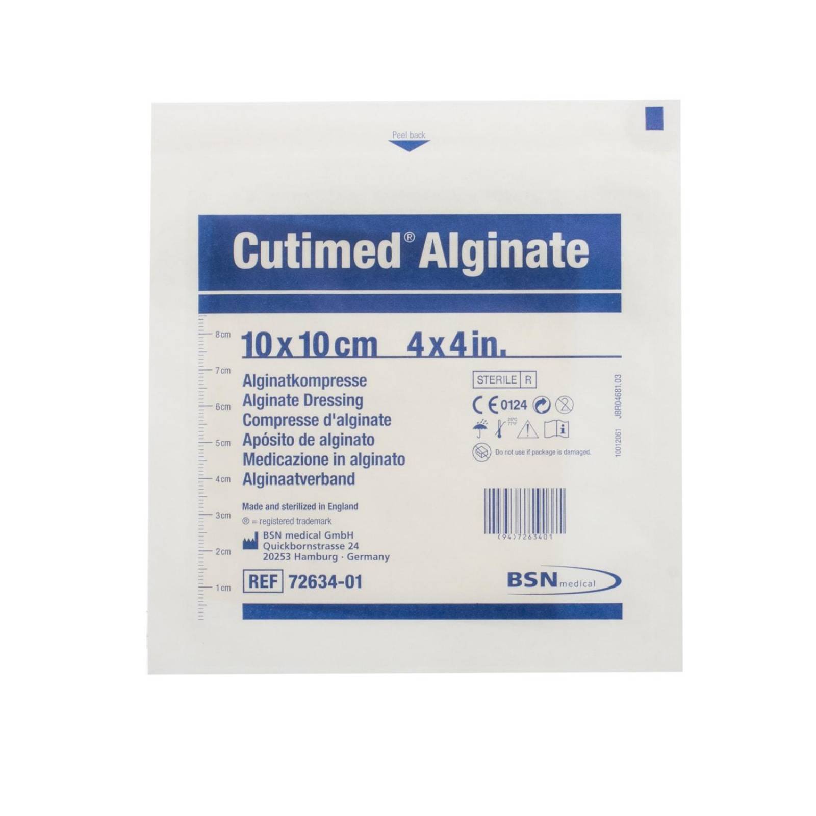 Aposito Parche de Alginato Cutimed 10x10cm - BSN 