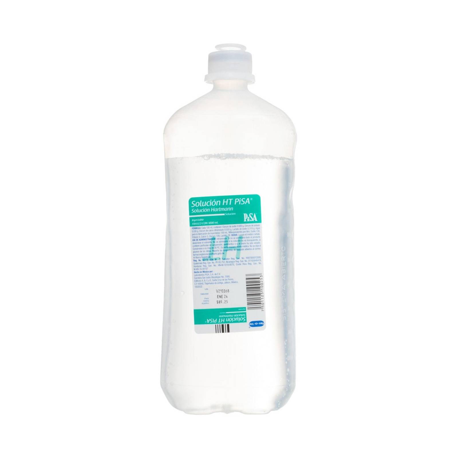 Solucion Suero HT Hartmann Inyectable 1000ml - Pisa 