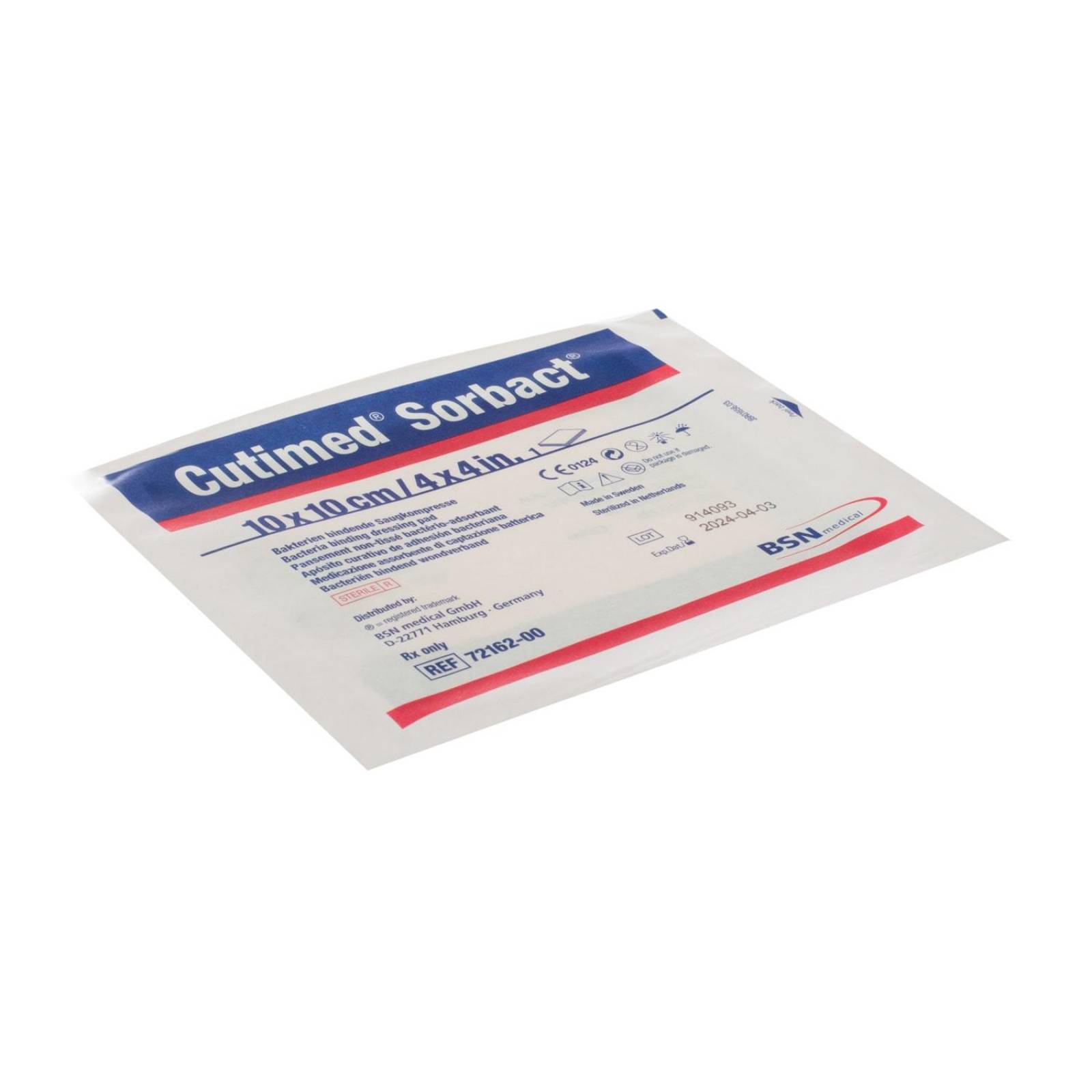 Aposito Parche Cutimed Sorbact 10x10cm - BSN 