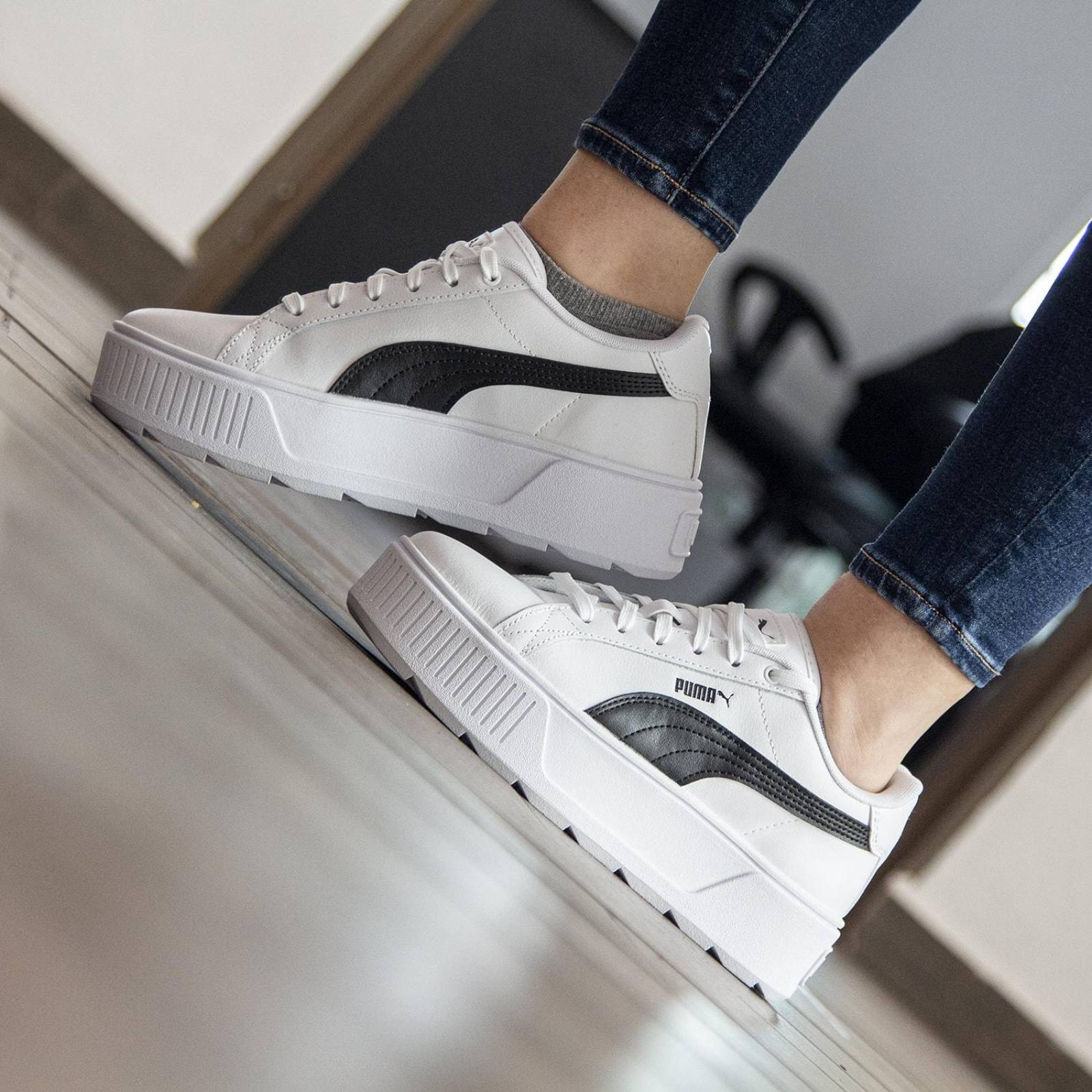 Tenis Puma Karmen L - 38461502 - Blanco - Mujer 