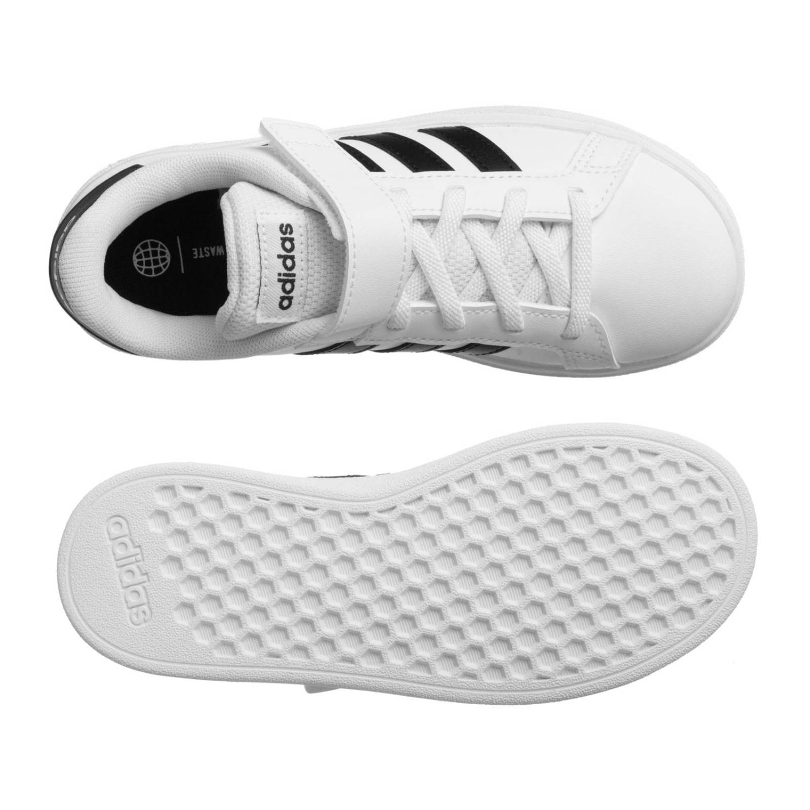 Tenis Adidas Grand Court 2.0 C - GW6521 - Blanco - Niños 