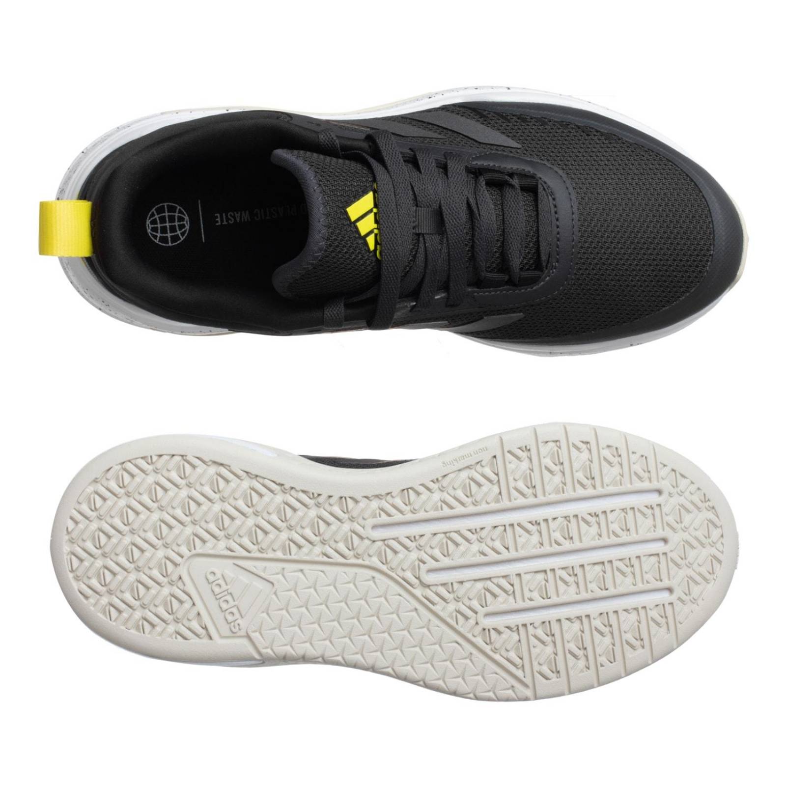 Tenis Adidas Trainer V - GW4055 - Negro - Hombre 