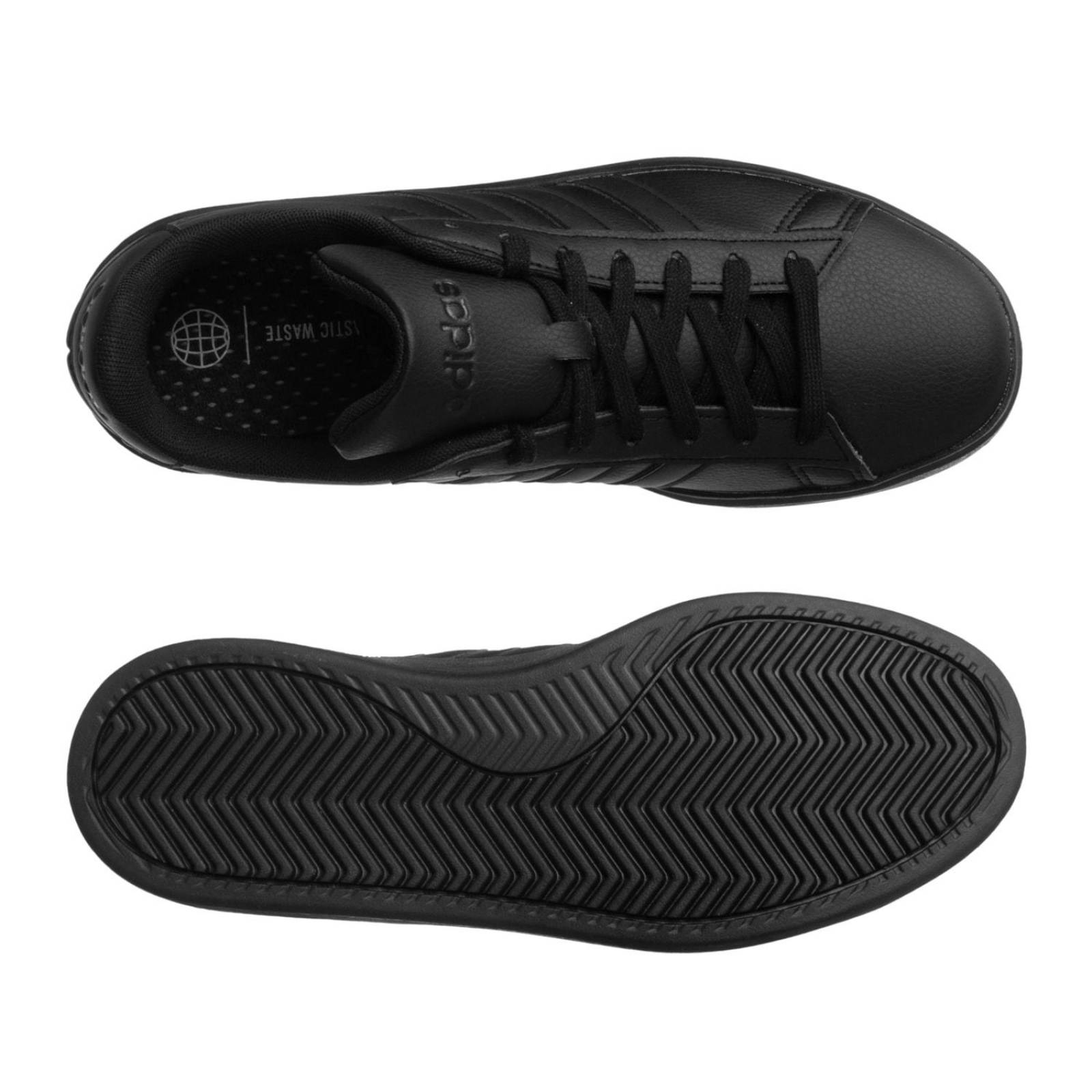 Tenis Adidas Grand Court 2.0 - GW9198 - Negro - Hombre 