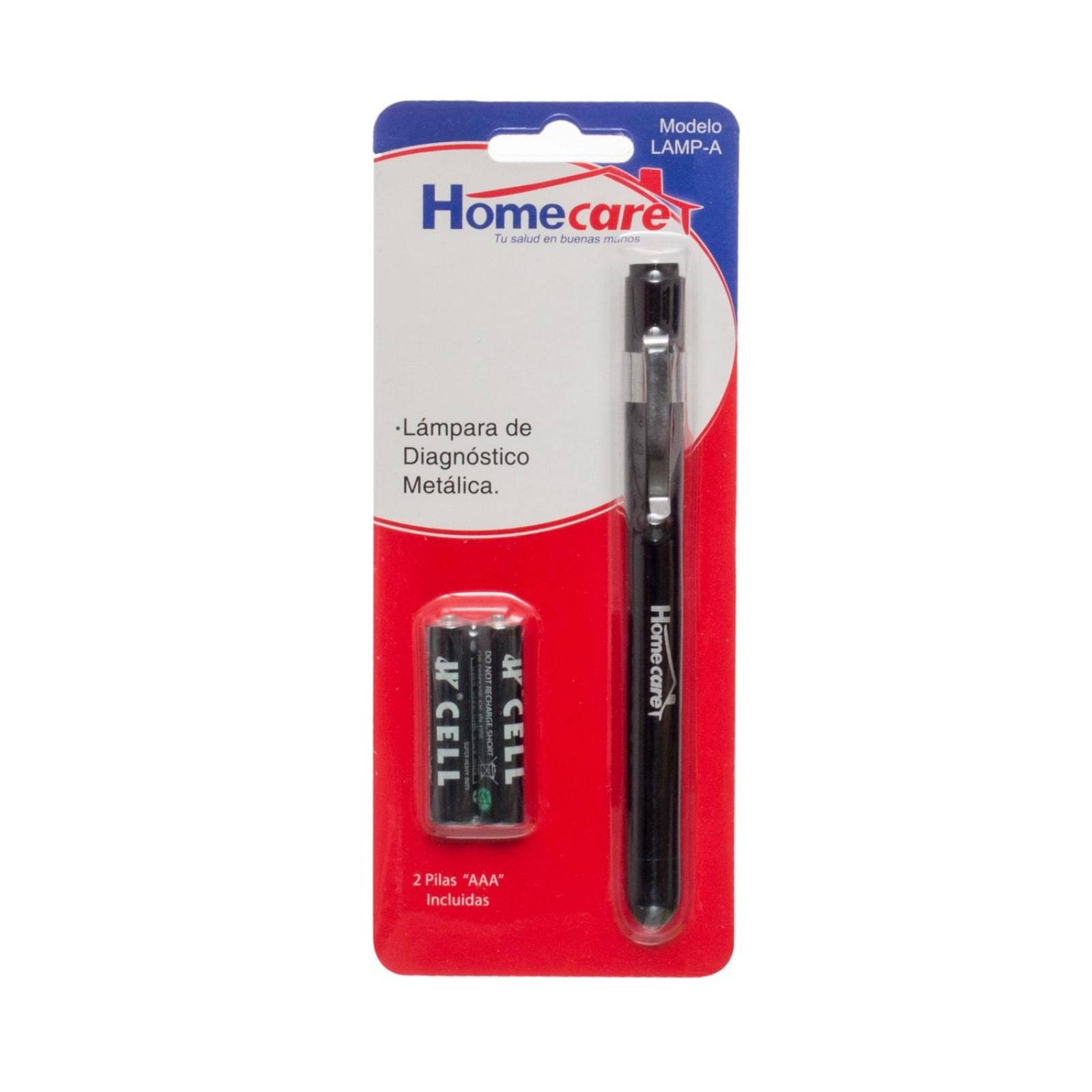 Lámpara Tipo Pluma de Diagnóstico Luz Cálida - Homecare Azul