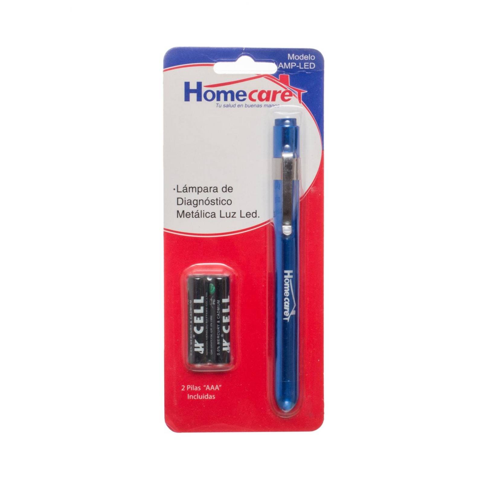 Lámpara Tipo Pluma de Diagnóstico LED - Homecare Azul