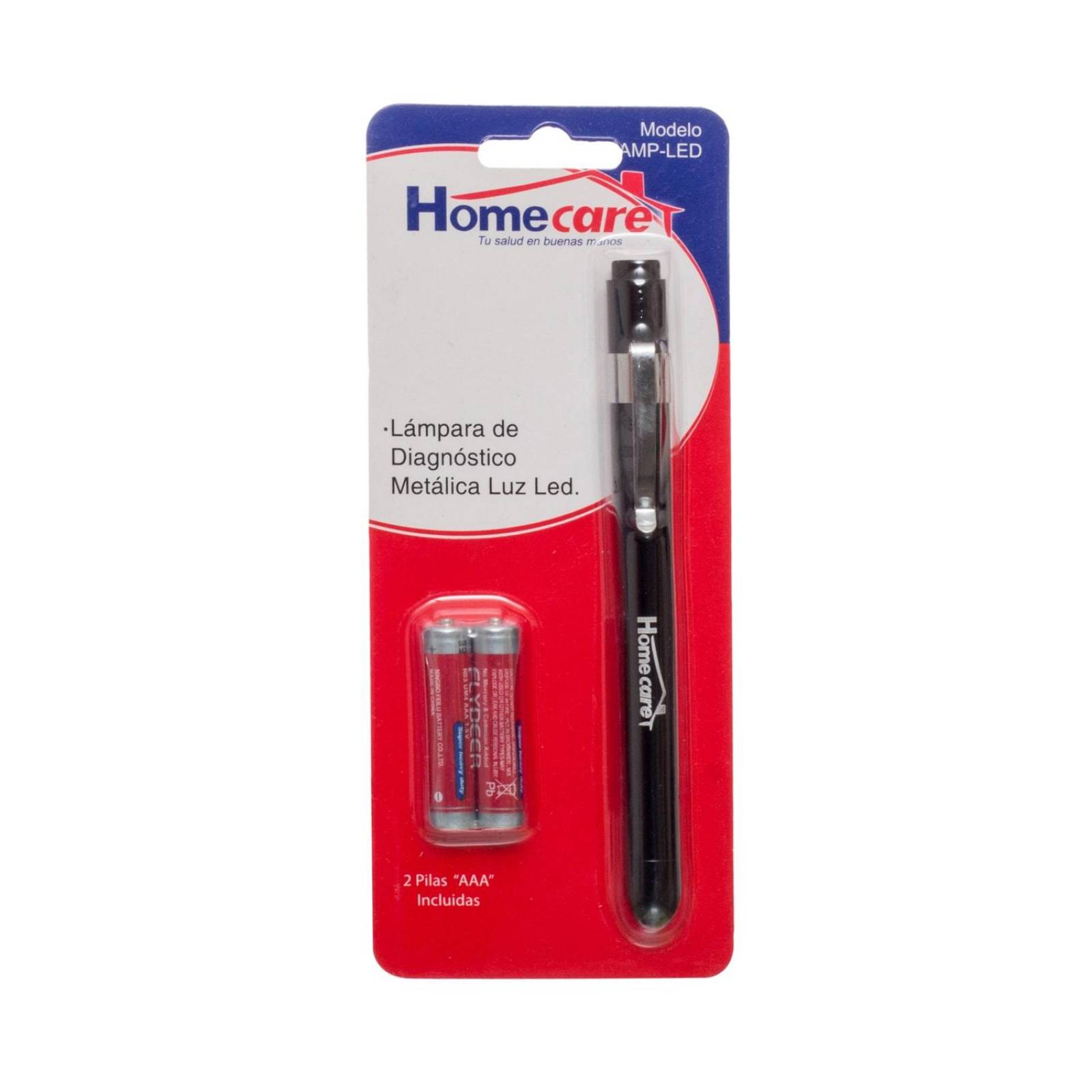 Lámpara Tipo Pluma de Diagnóstico LED - Homecare Negro
