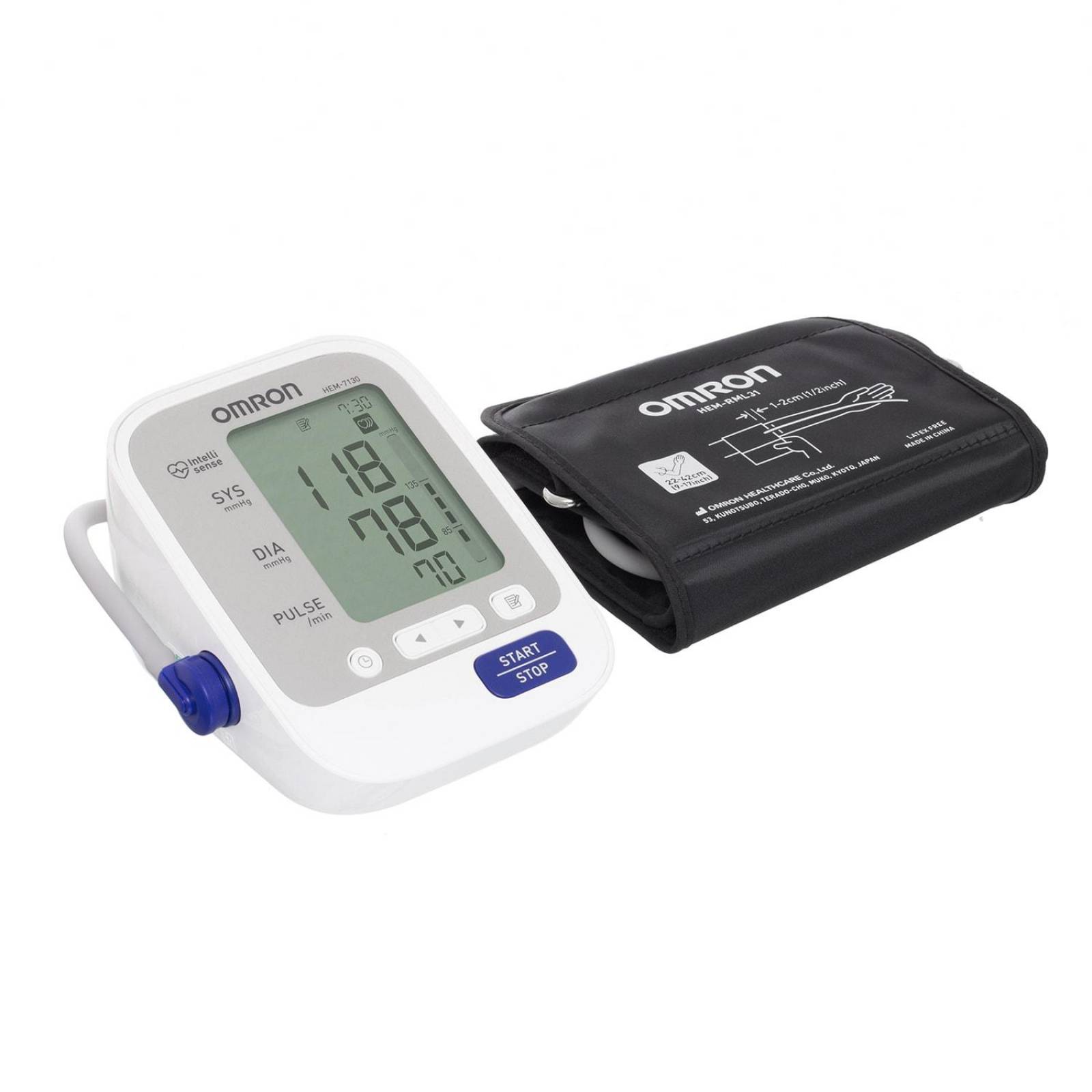 Omron Monitor inalámbrico de presión arterial superior del brazo, serie 7