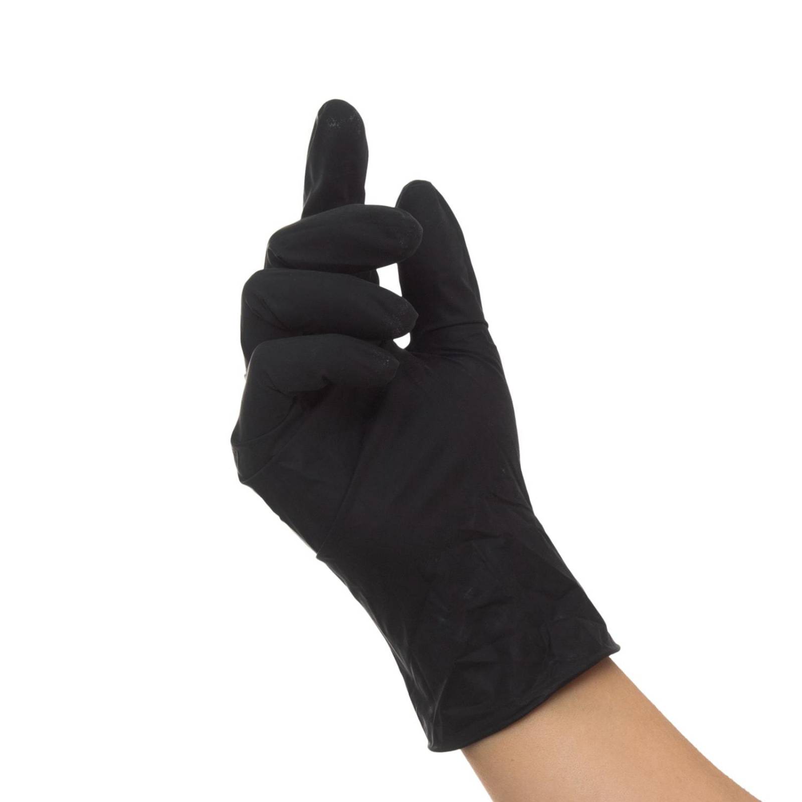 Guante de Látex Plus No Estéril Negro 100pz - Ambiderm S