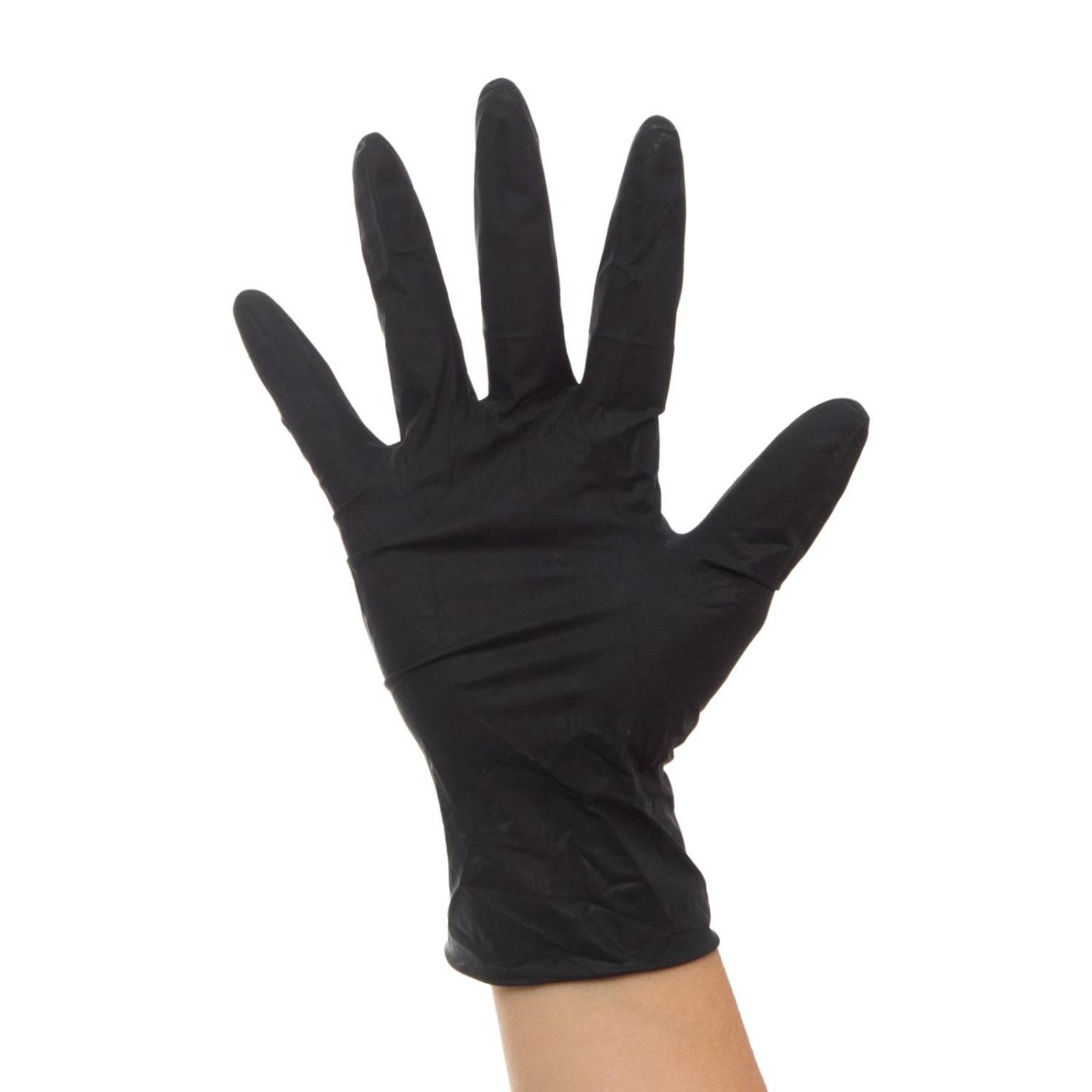 Guante de Látex Plus No Estéril Negro 100pz - Ambiderm S