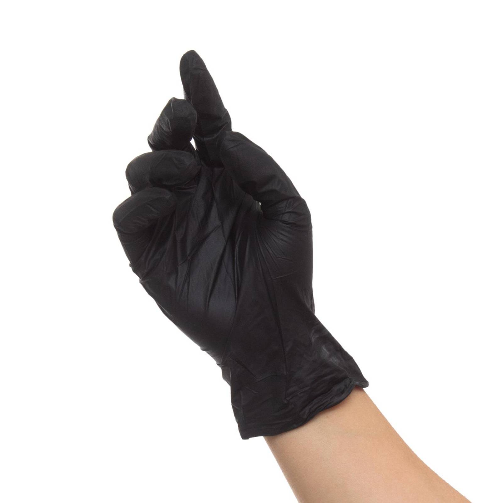 Guante de Nitrilo No Estéril Negro 100pz - Ambiderm 