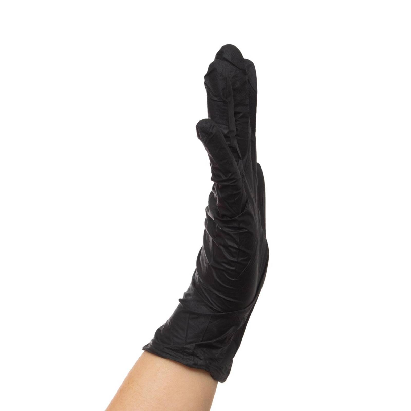 Guante de Nitrilo No Estéril Negro 100pz - Ambiderm 