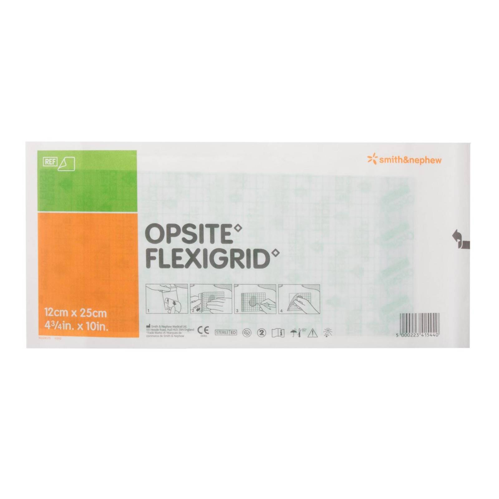 Apósito Parche Opsite Flexigrid 12x25cm - Smith&Nephew 