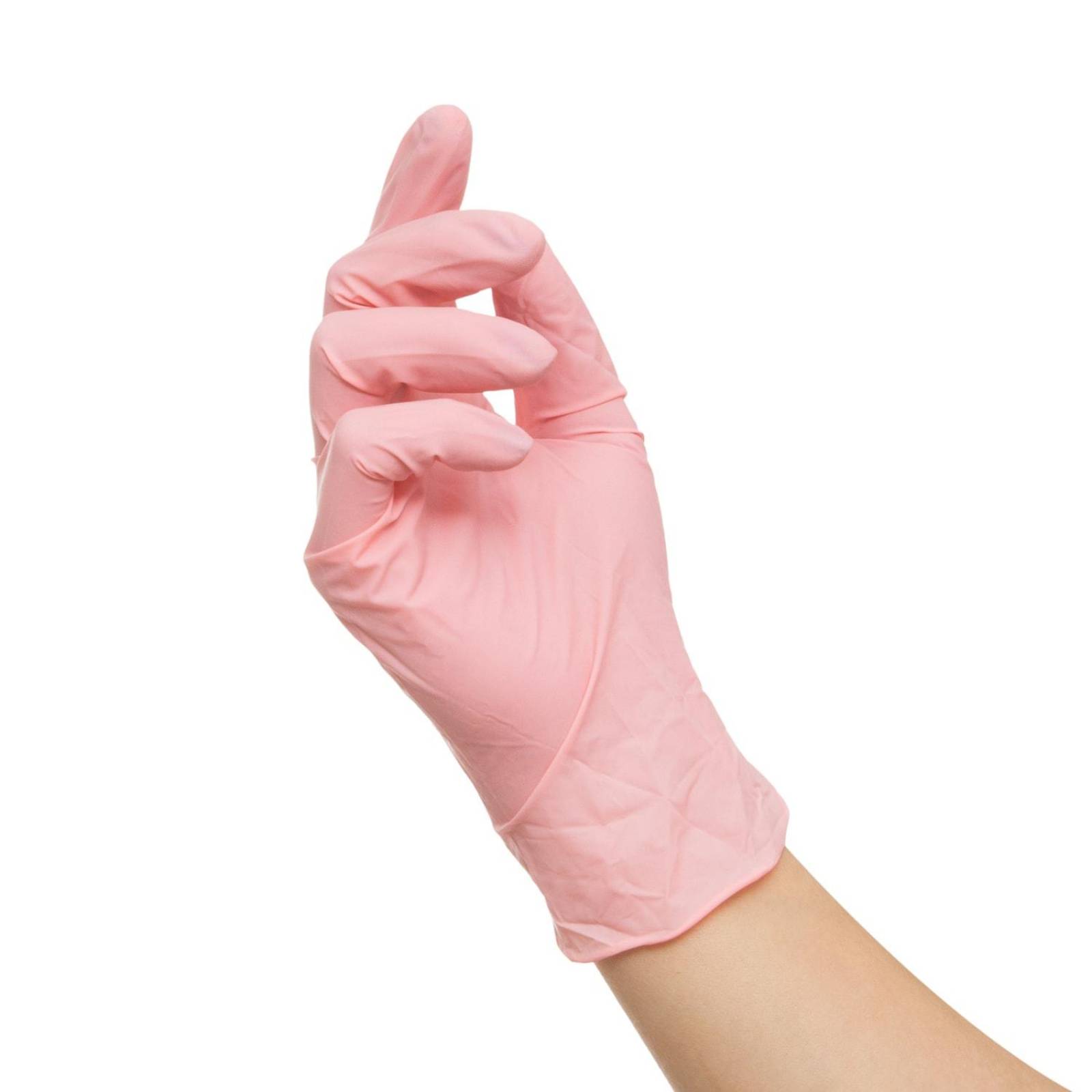 Guante de Látex Plus No Estéril Rosa 100pz - Ambiderm 