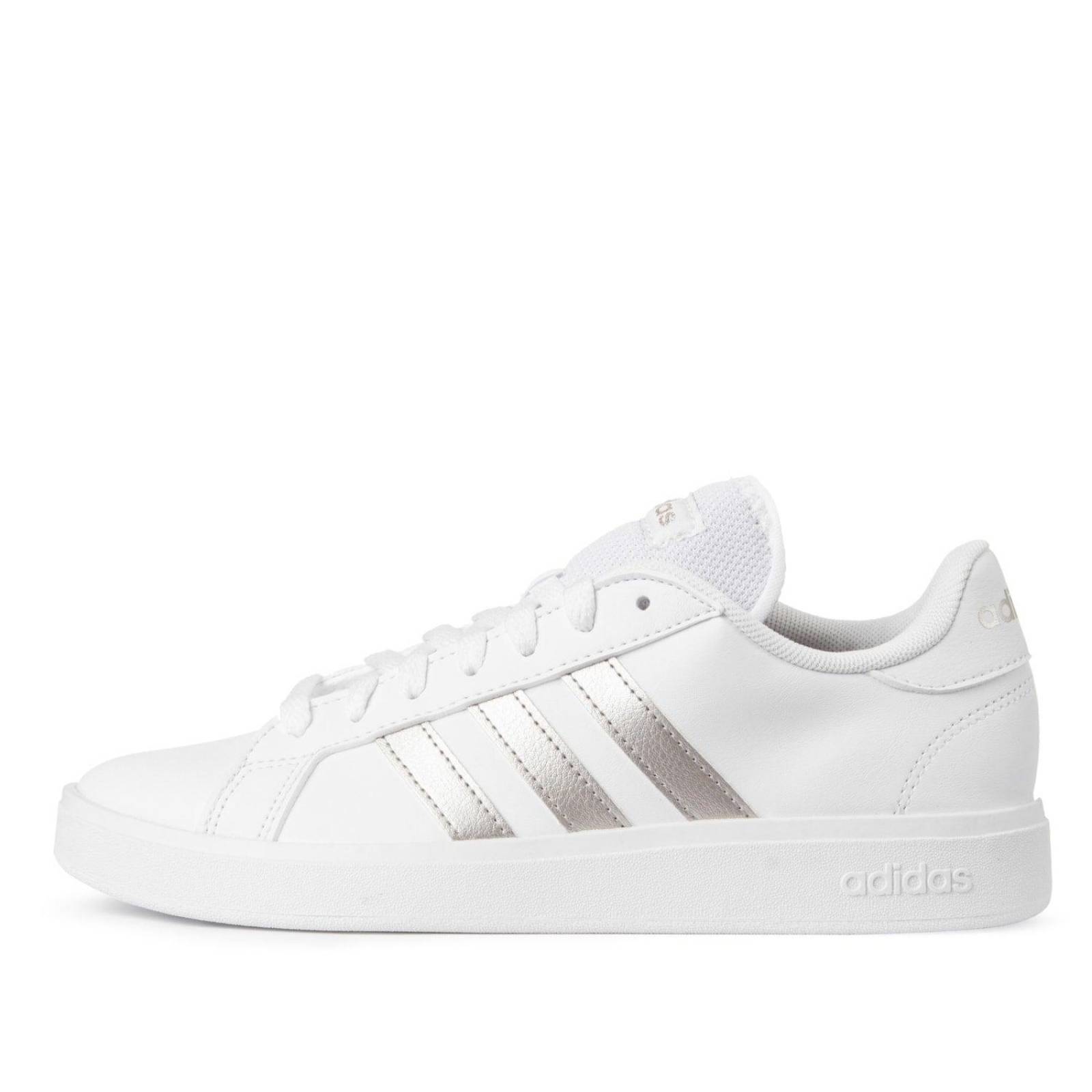 Tenis Adidas Grand Court Base 2.0 - GW9263 - Blanco - Mujer 