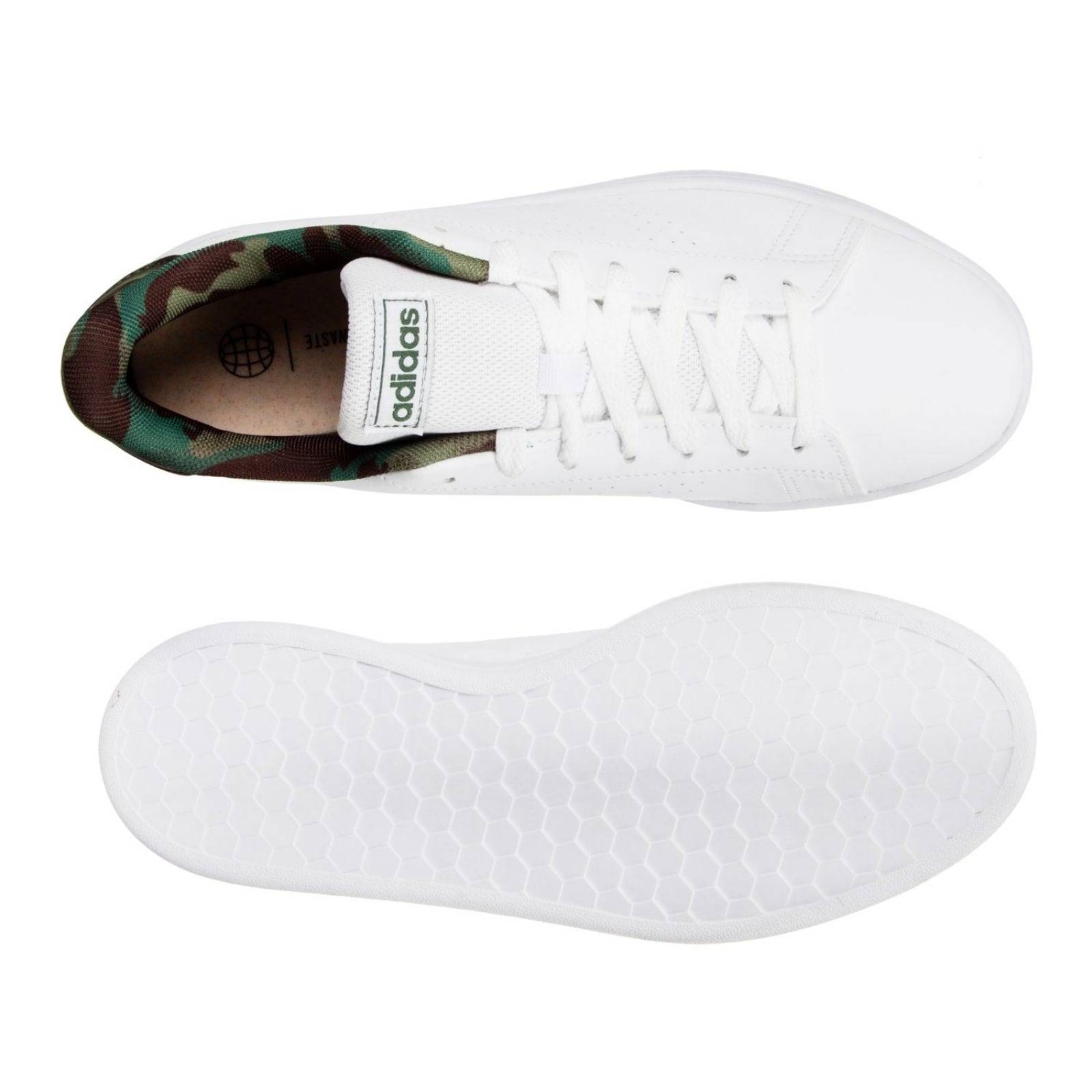 Tenis Adidas Advantage Base - GW9283 - Blanco - Hombre 