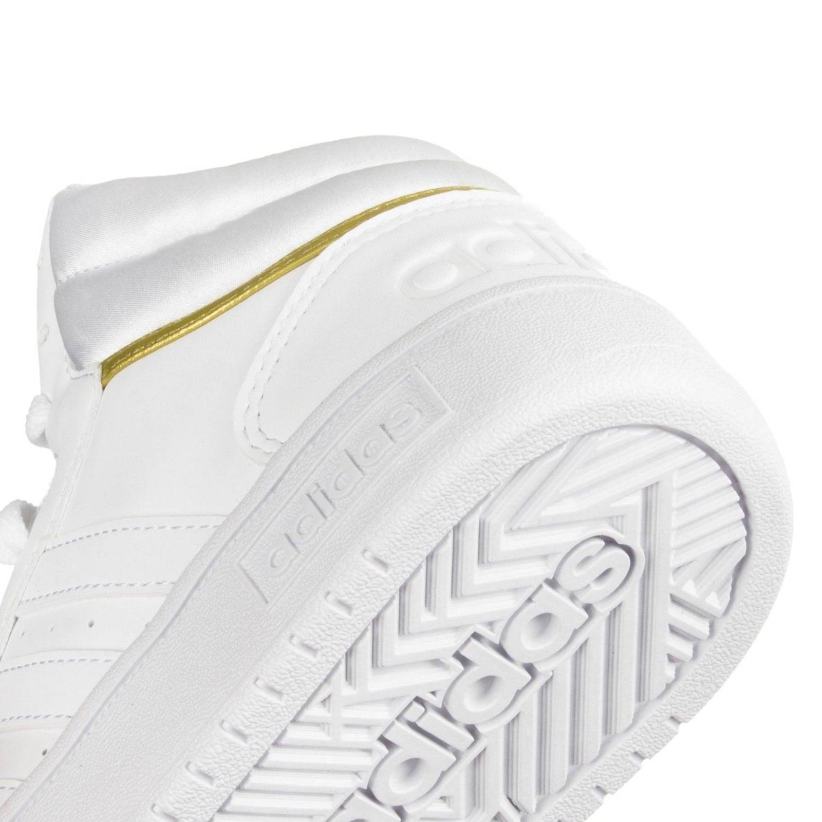 Tenis Adidas Hoops 3.0 Mid - GY4752 - Blanco - Mujer 