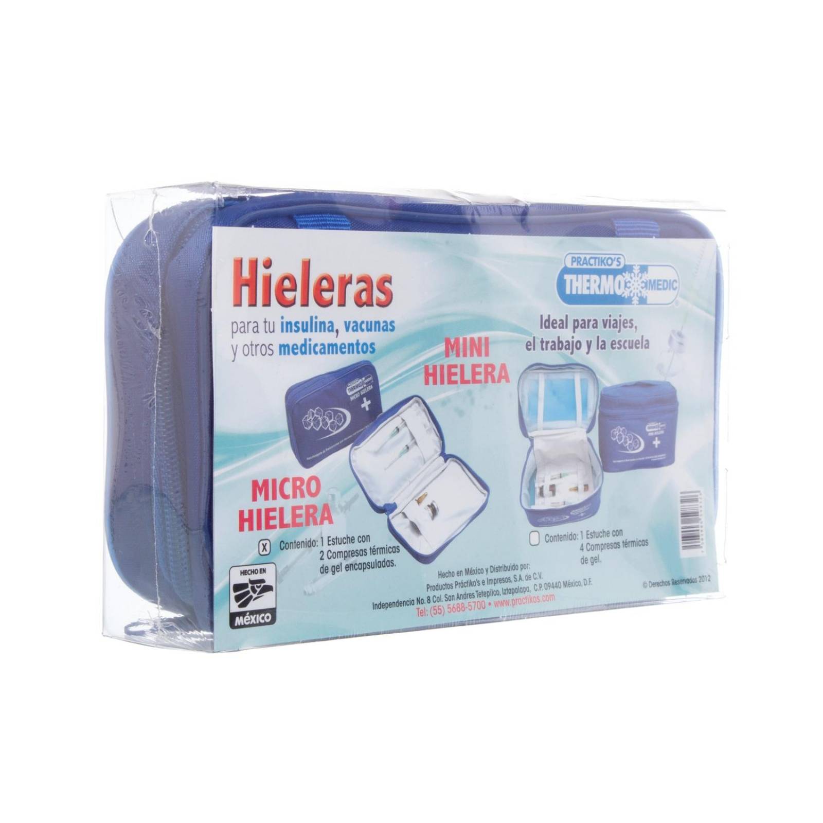 Porta Insulina Hielera con Gel Frio Micro - Practikos
