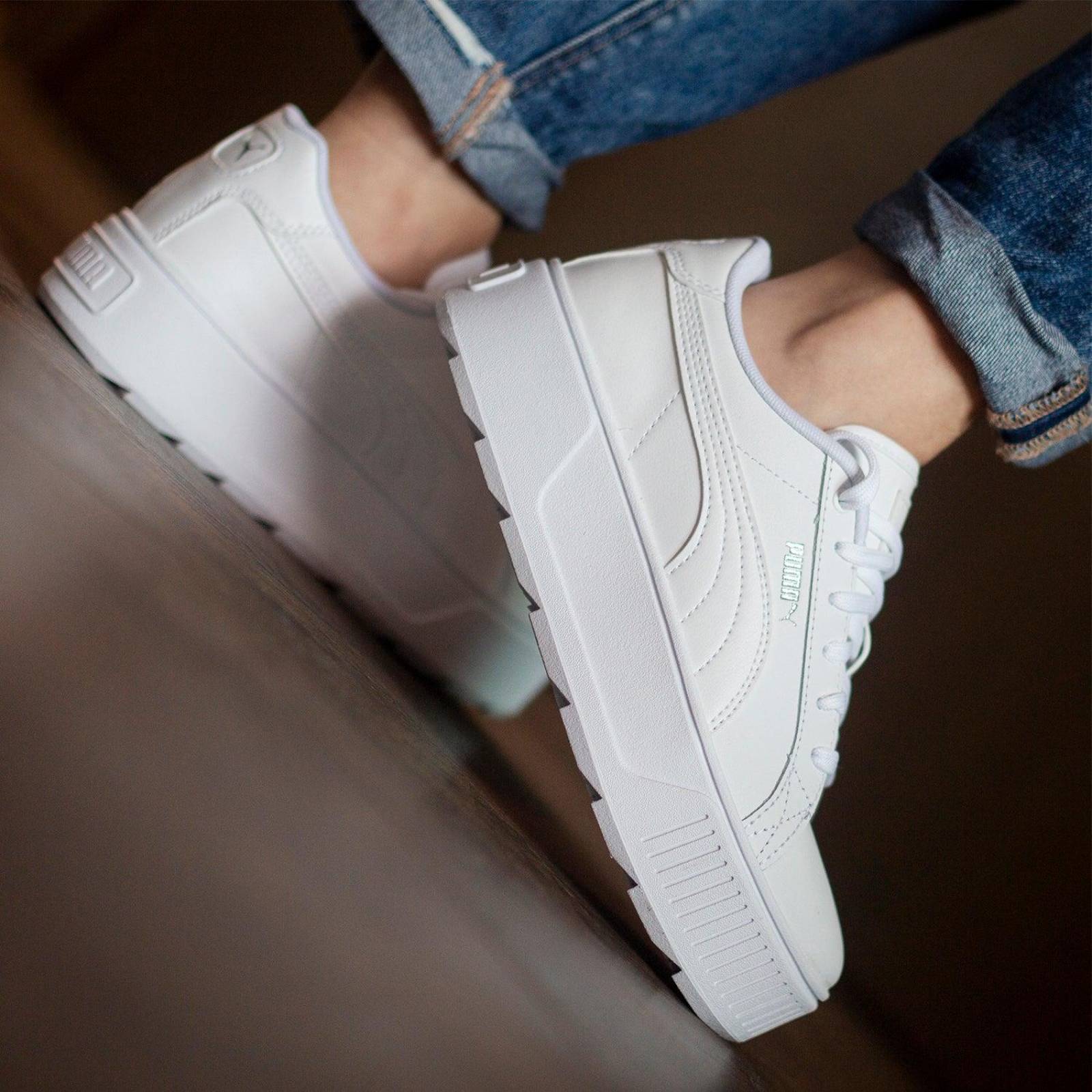 Tenis Puma Karmen L - 38461501 - Blanco - Mujer 