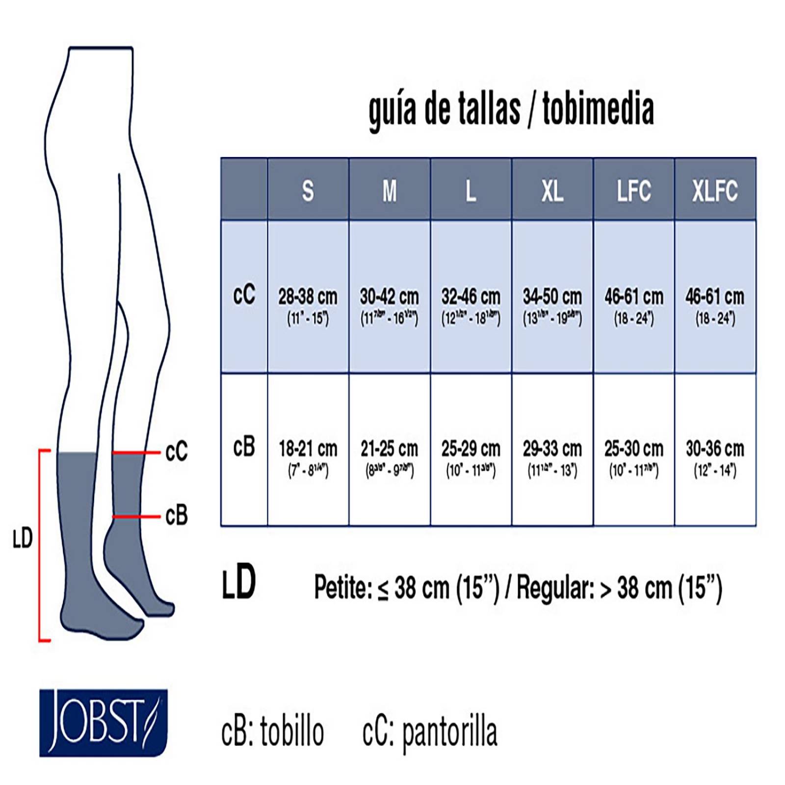 Tobimedia Compresión Media 20-30 Natural Opaque Mujer - Jobst