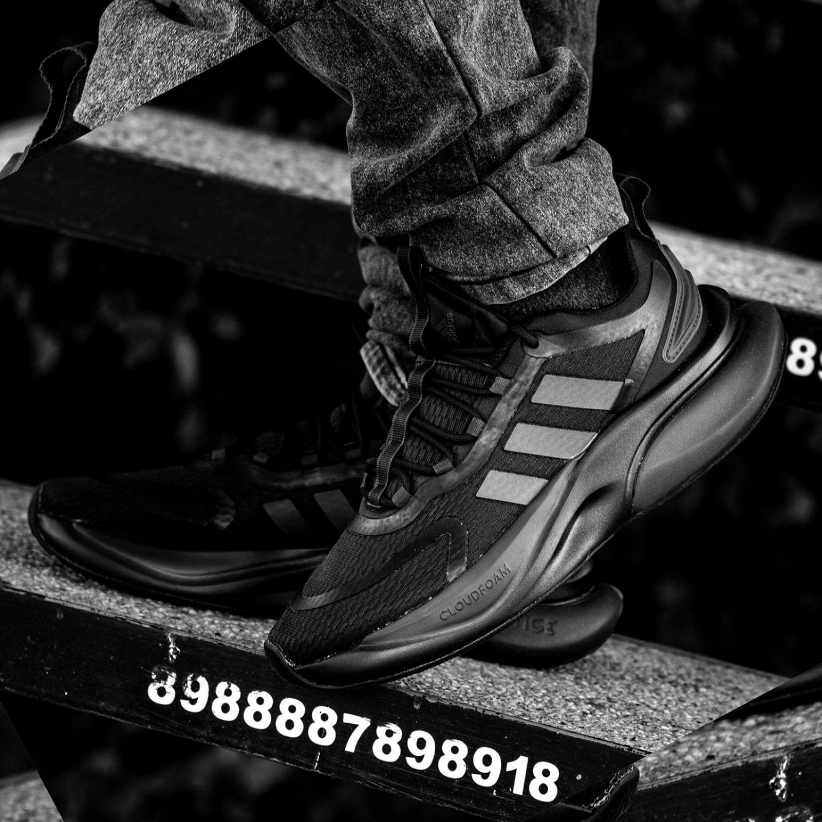 tenis texturizado adidas originals negro