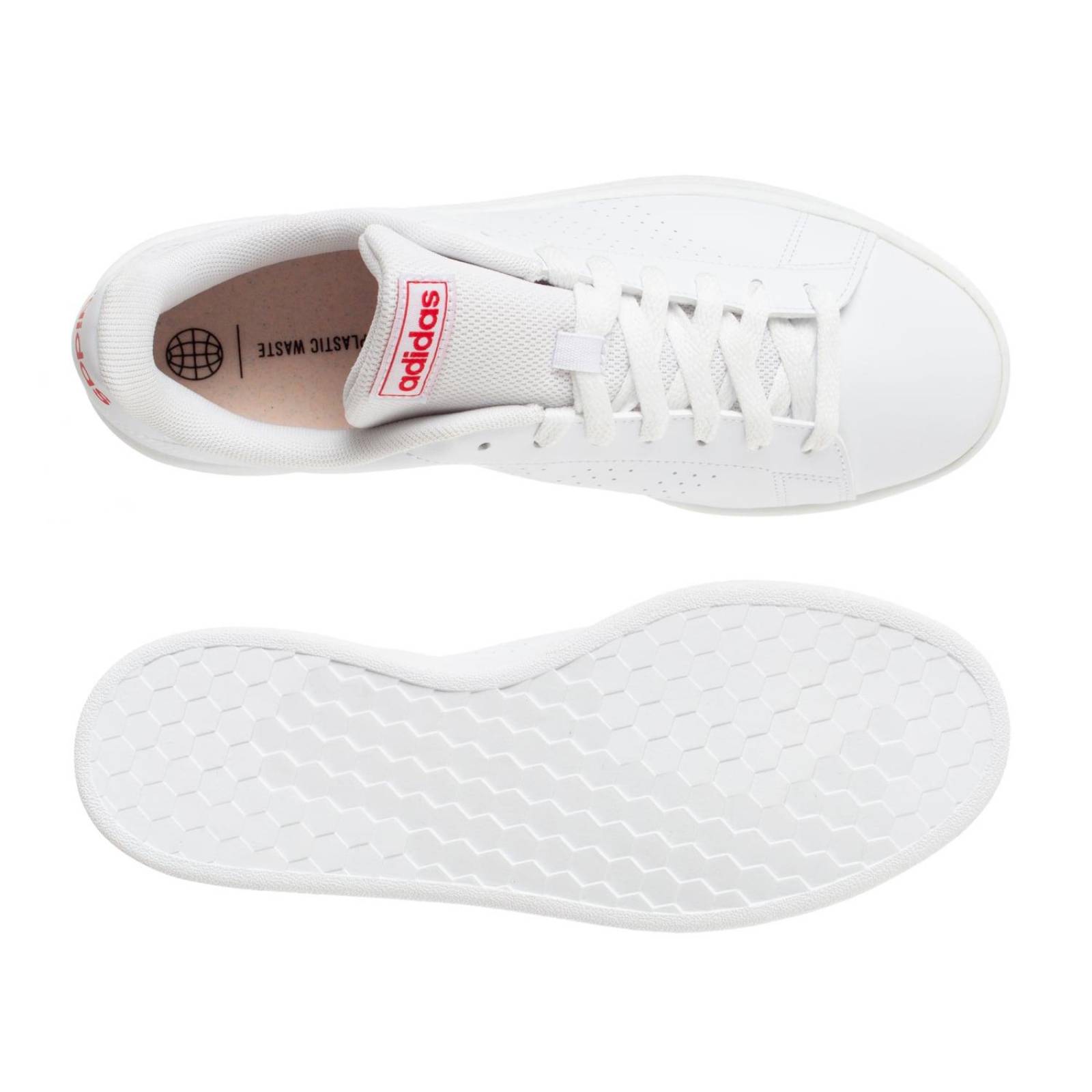 Tenis Adidas Advantage Base - HP6206 - Blanco - Hombre