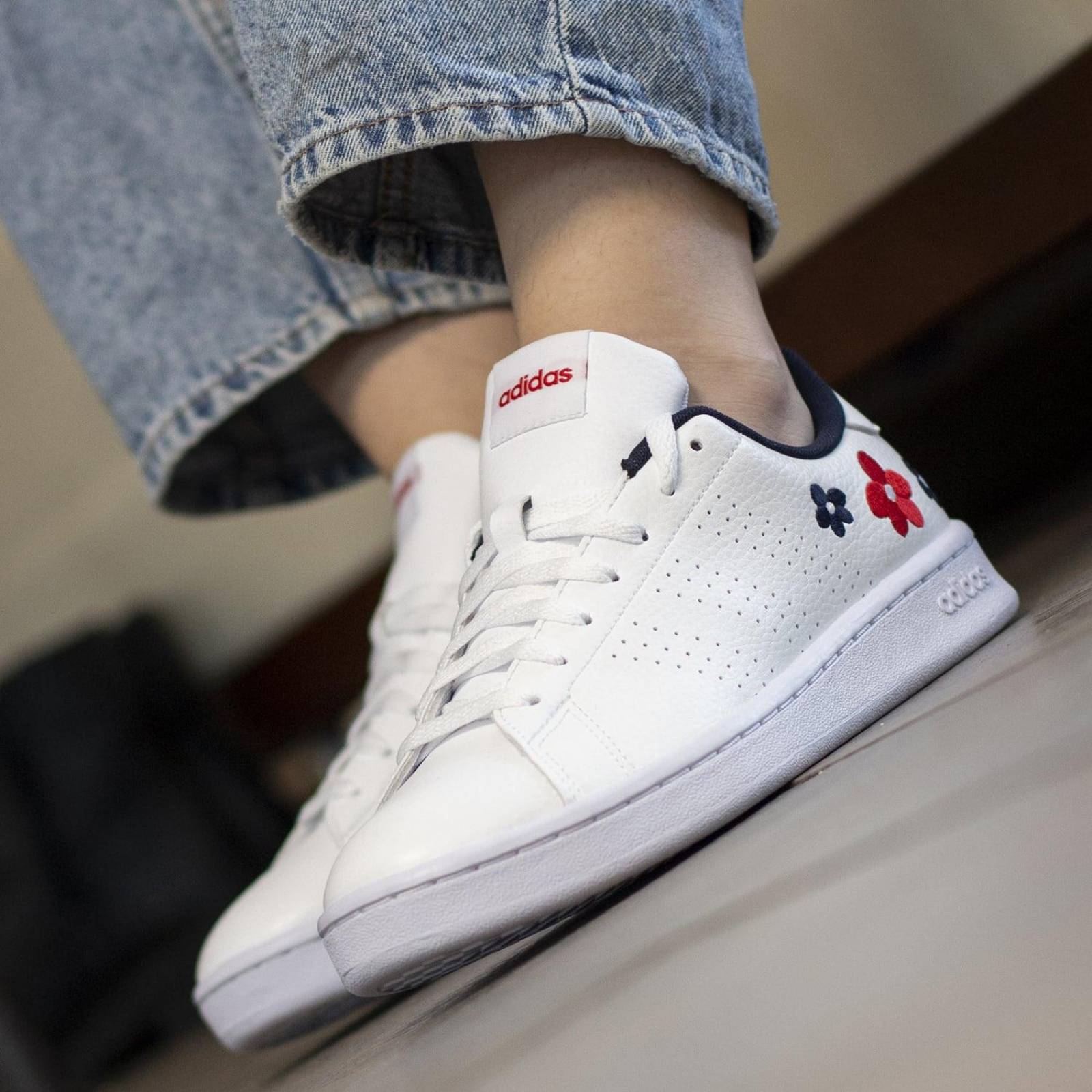 Adidas Advantage Zapatillas Adidas Flores Mujer Tenis Adidas