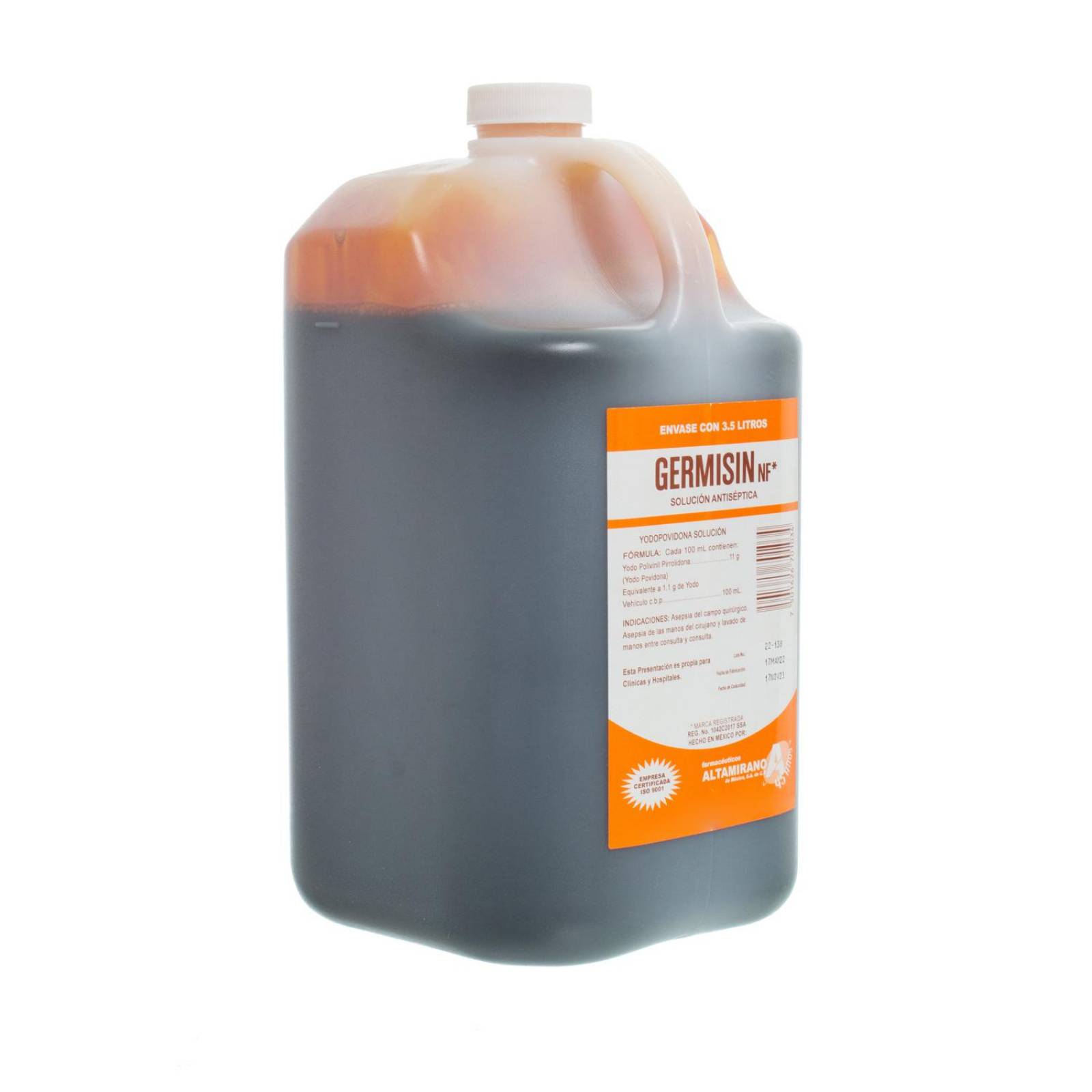 Germisin Solución Desinfectante Germicida 3.5 L - Altamirano 