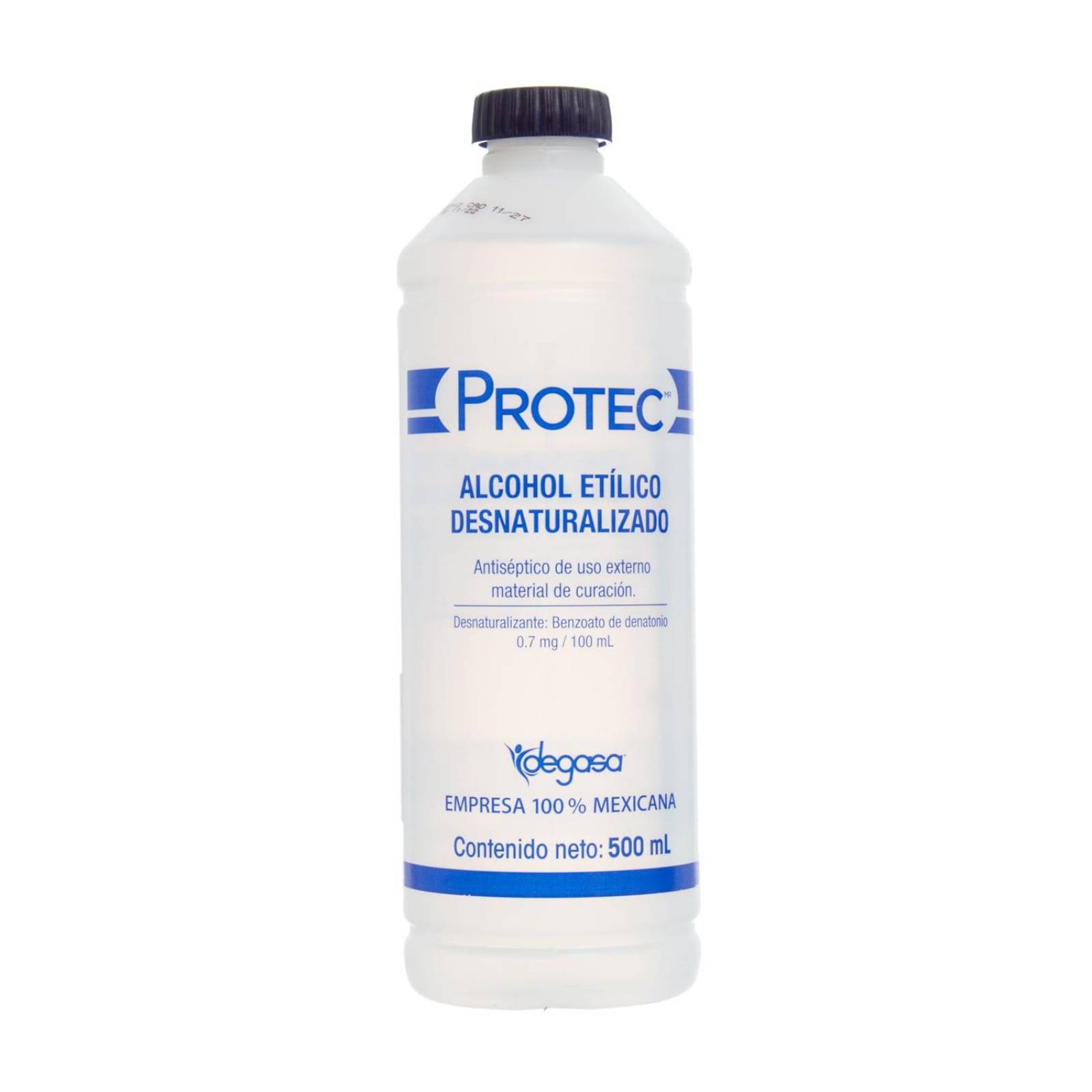Alcohol Etílico Desnaturalizado 500ml - Protec
