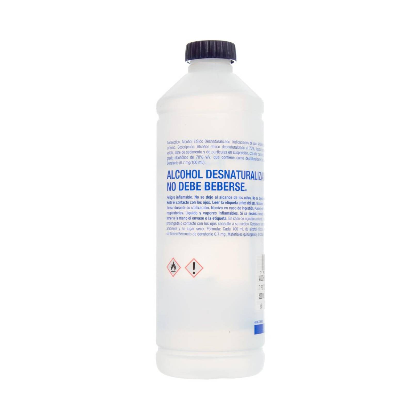 Alcohol Etílico Desnaturalizado 500ml - Protec