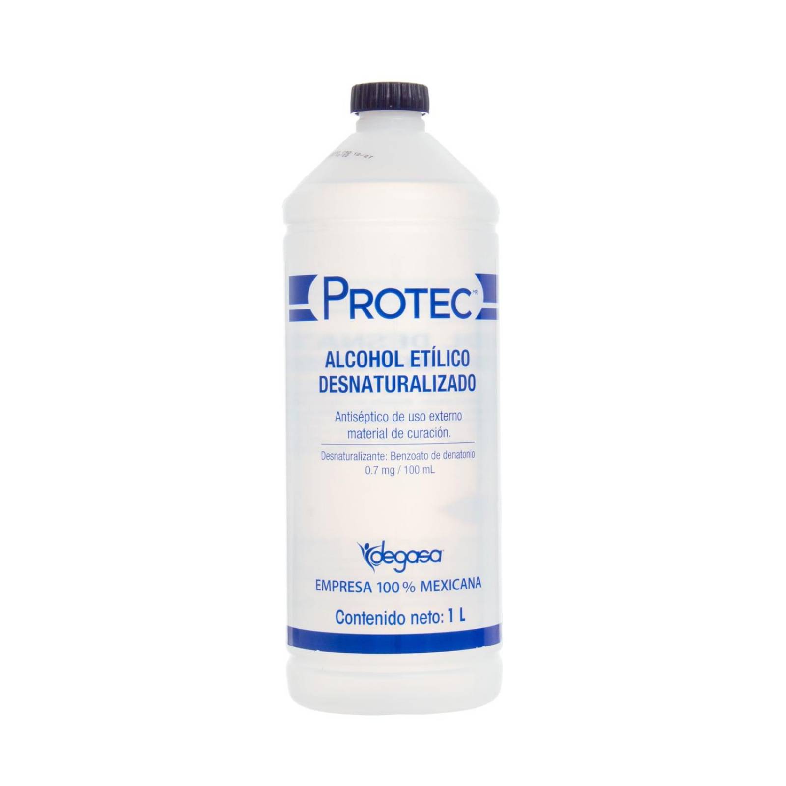 Alcohol Etílico Desnaturalizado 1L - Protec
